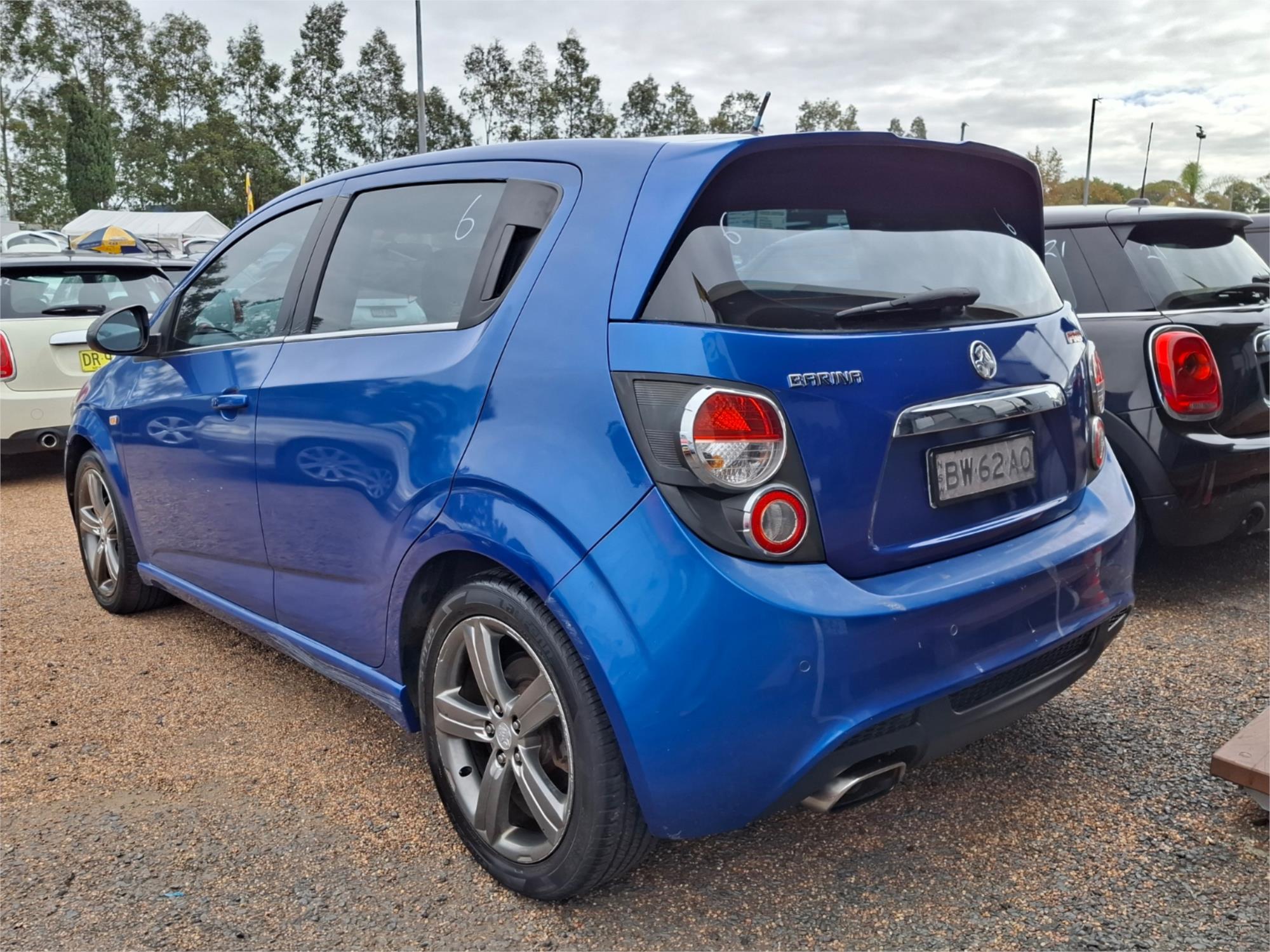2014 HOLDEN BARINA TM MY14 RS 6 SP MANUAL 5D HATCHBACK