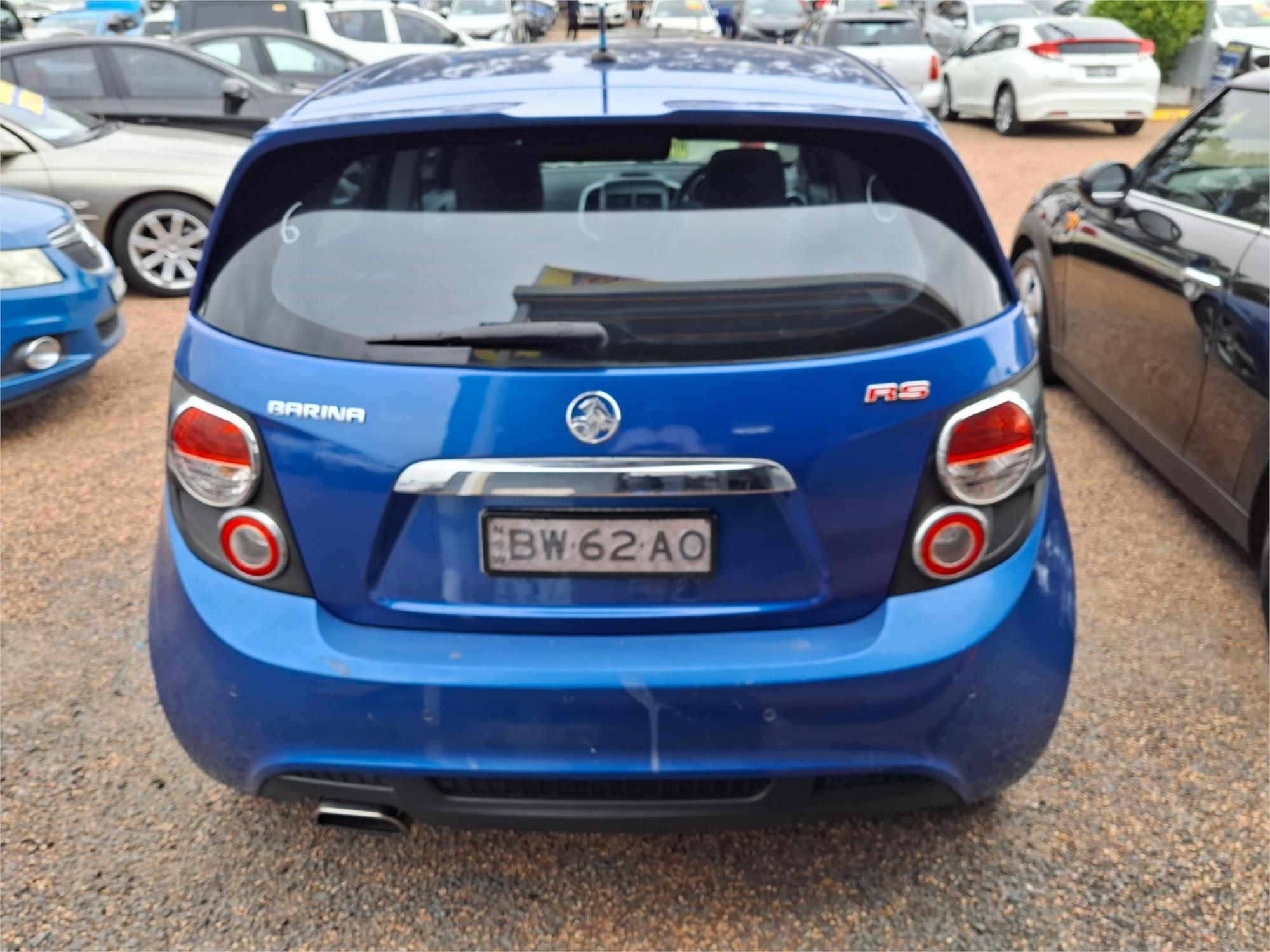2014 HOLDEN BARINA TM MY14 RS 6 SP MANUAL 5D HATCHBACK