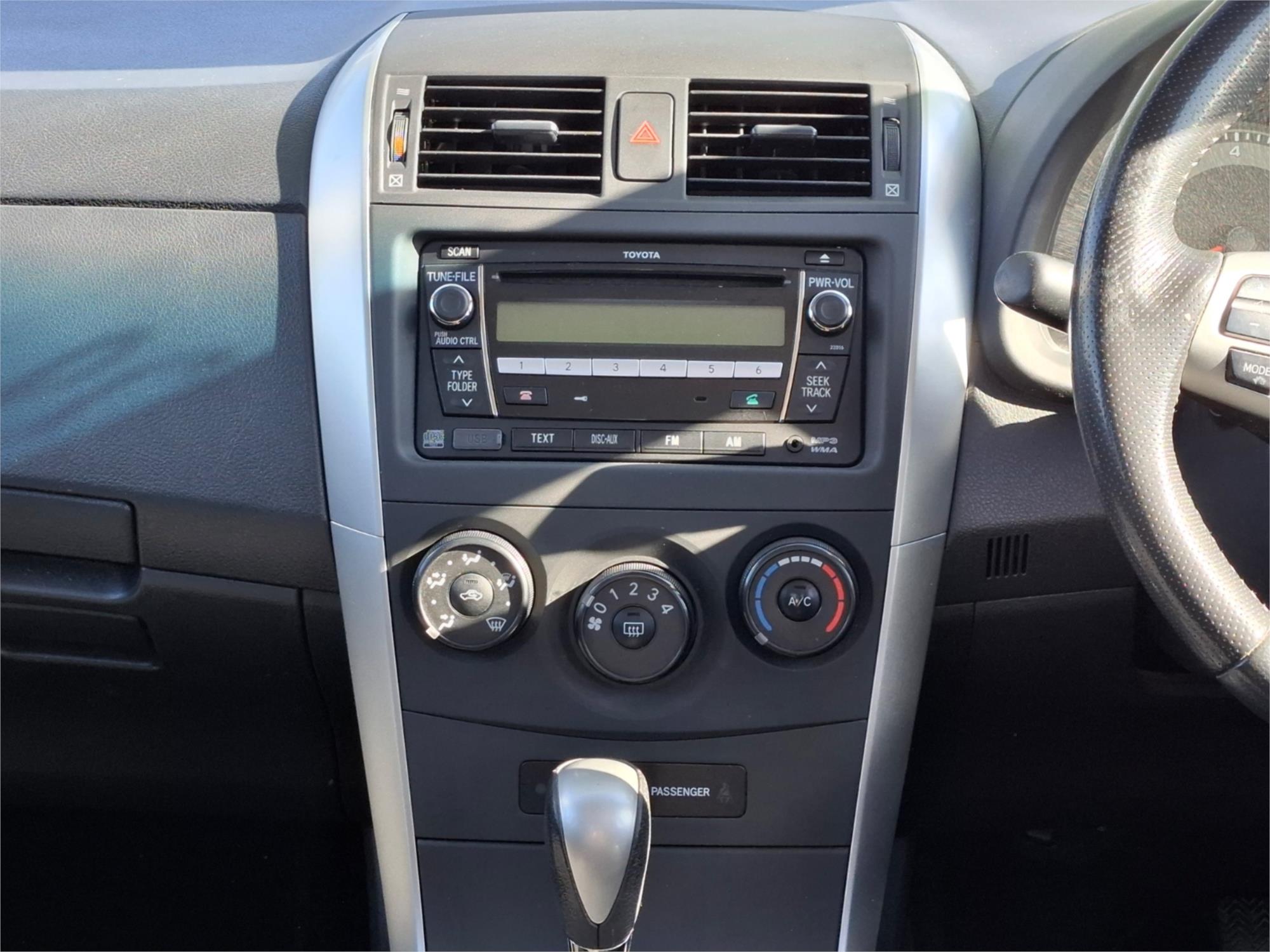 2010 TOYOTA COROLLA ZRE152R MY09 ASCENT 4 SP AUTOMATIC 4D SEDAN