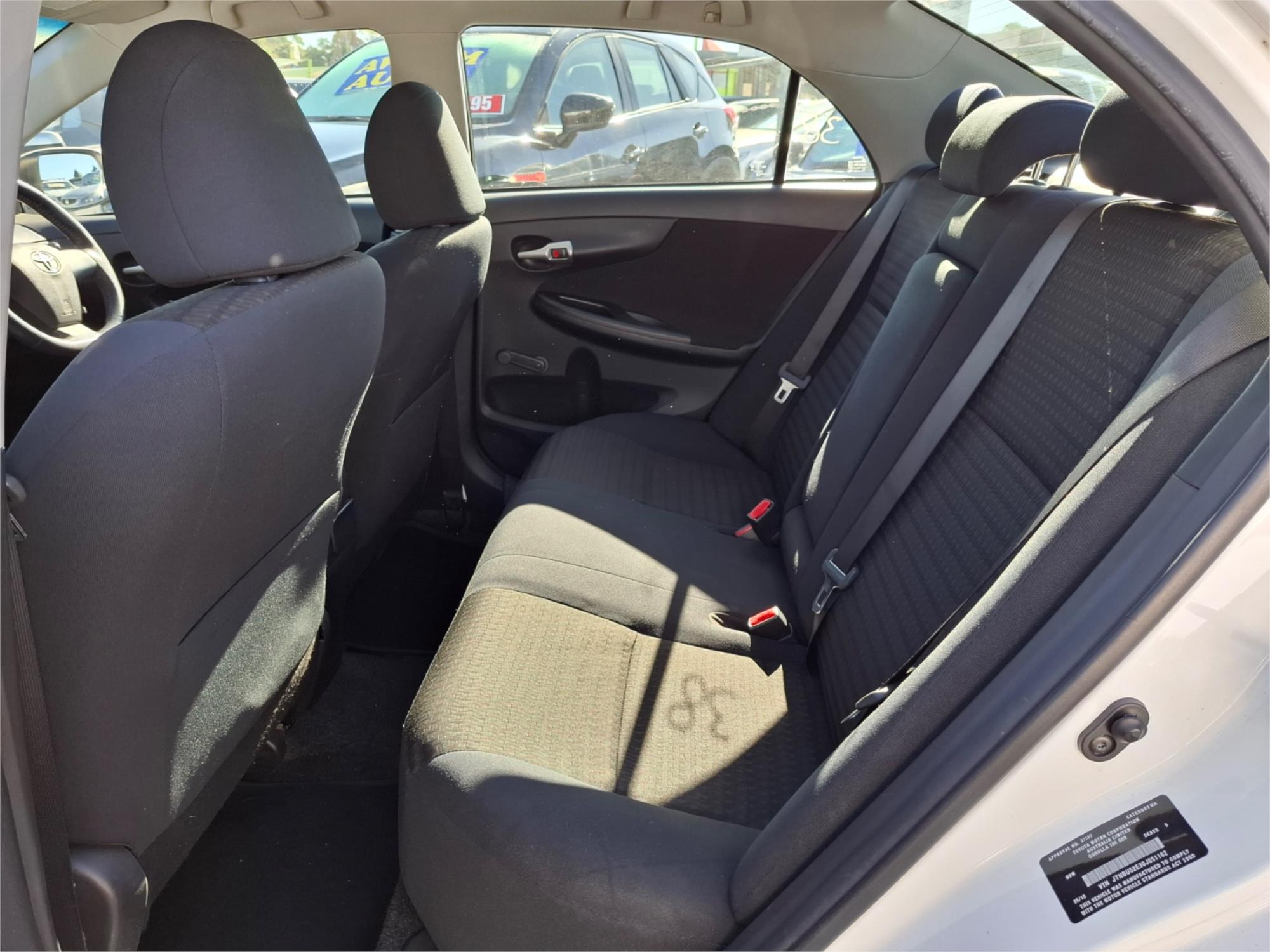 2010 TOYOTA COROLLA ZRE152R MY09 ASCENT 4 SP AUTOMATIC 4D SEDAN