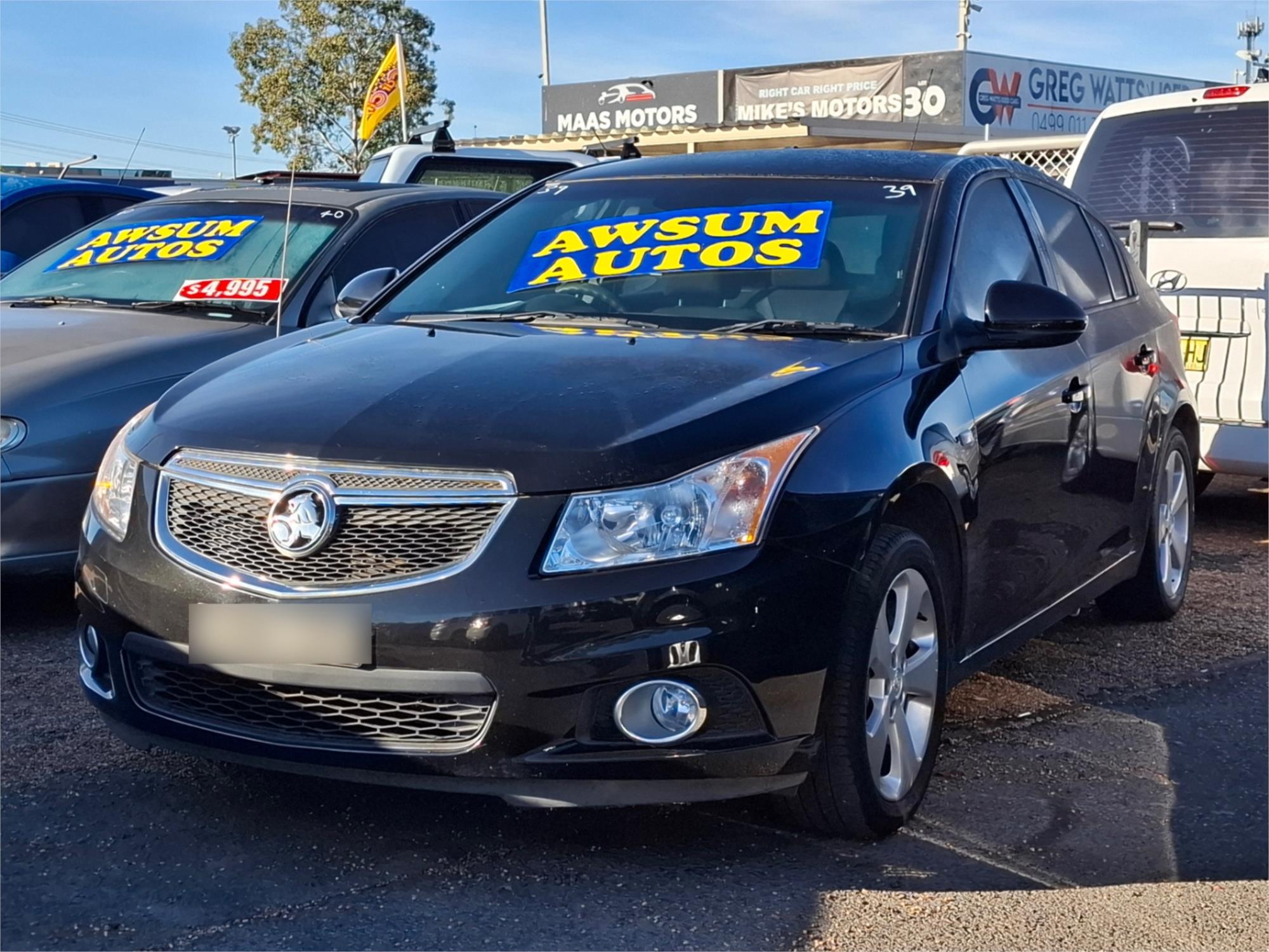 2014 HOLDEN CRUZE JH MY14 EQUIPE 5 SP MANUAL 5D HATCHBACK