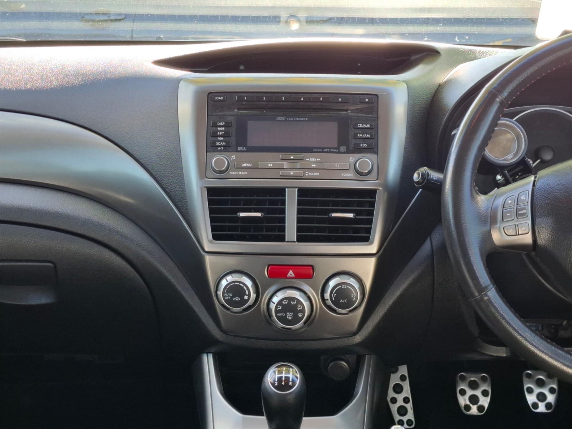 2009 SUBARU IMPREZA MY09 WRX (AWD) 5 SP MANUAL 5D HATCHBACK