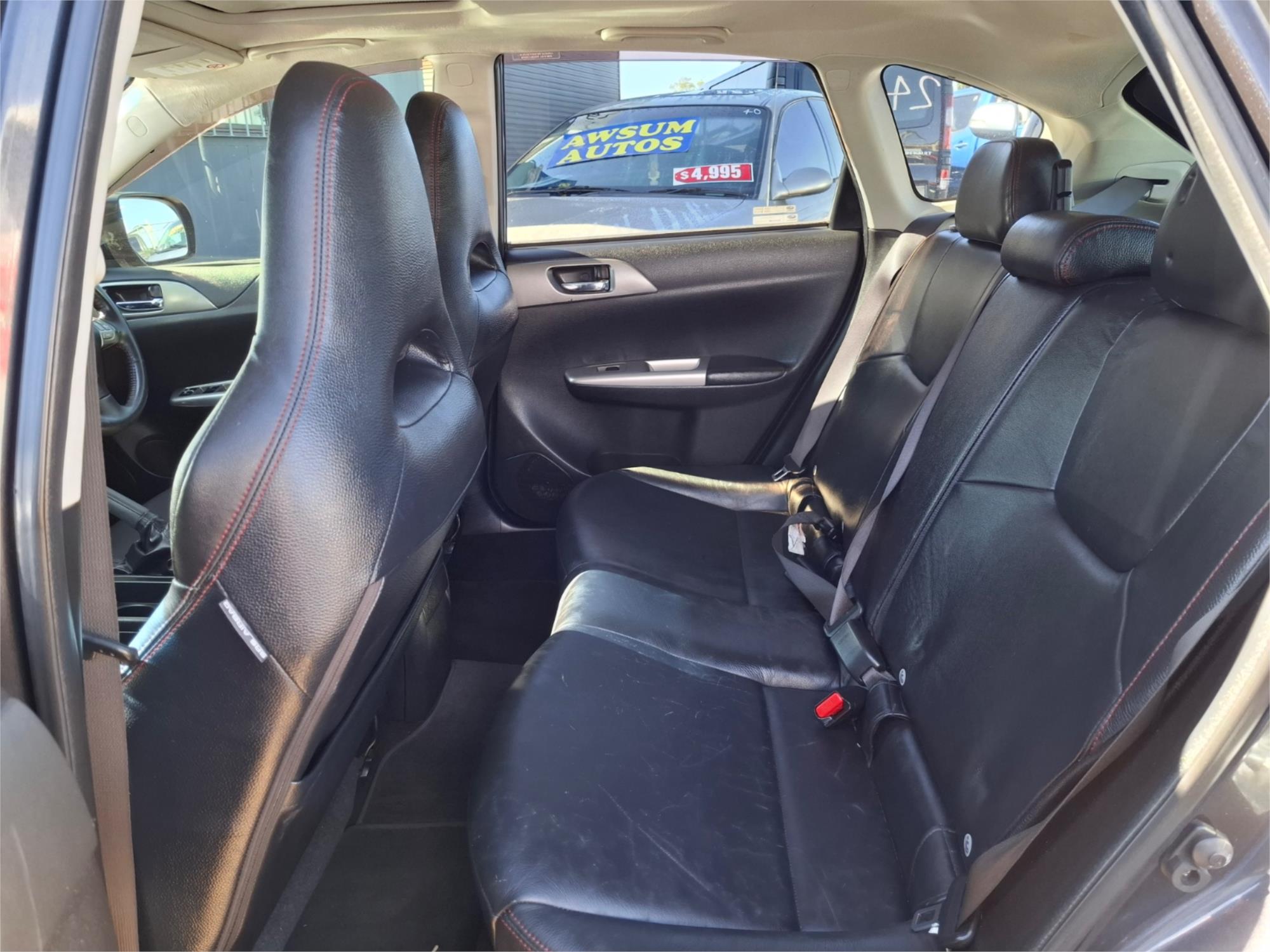 2009 SUBARU IMPREZA MY09 WRX (AWD) 5 SP MANUAL 5D HATCHBACK