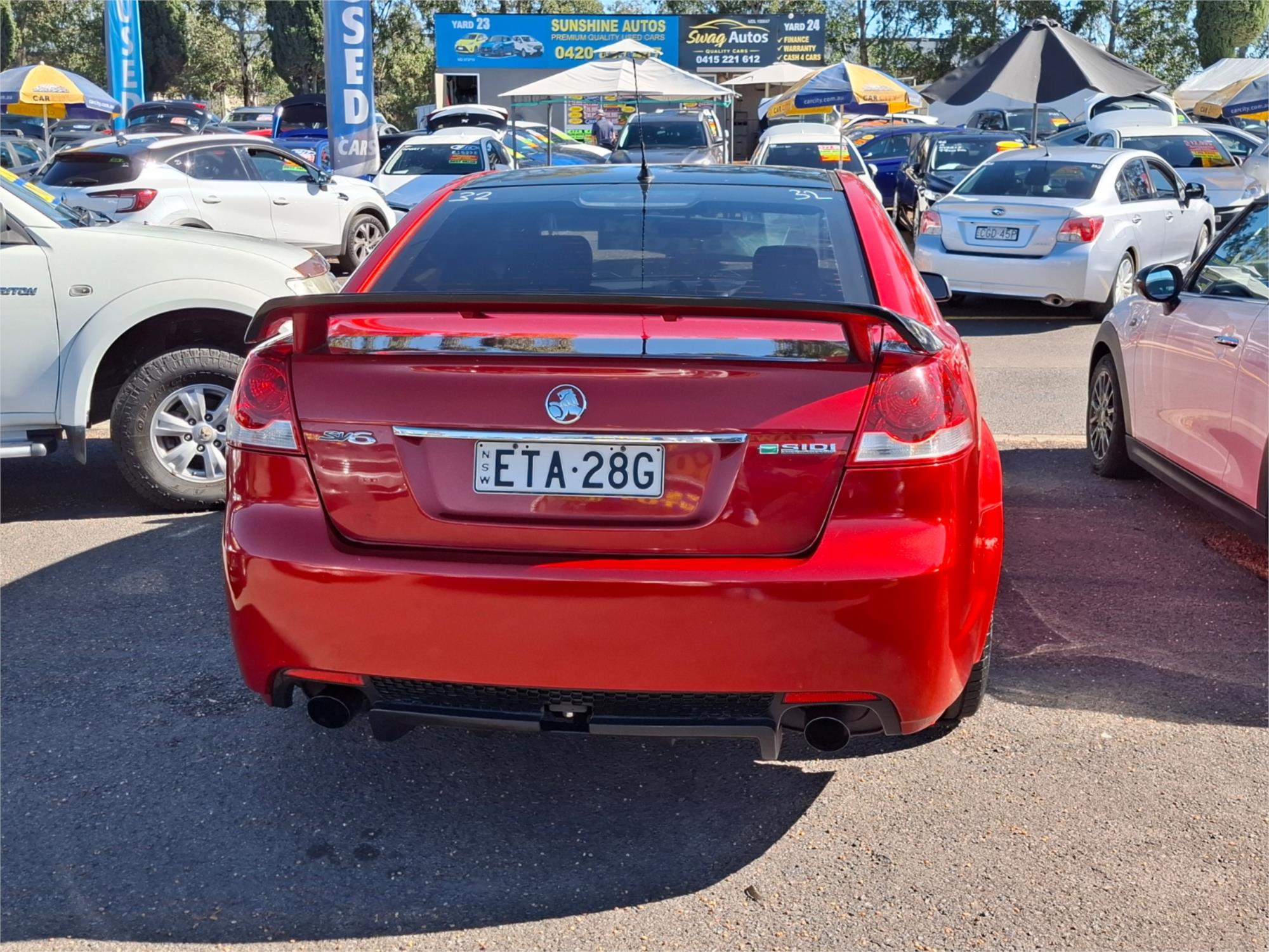 2012 HOLDEN COMMODORE VE II MY12 SV6 6 SP AUTOMATIC 4D SEDAN