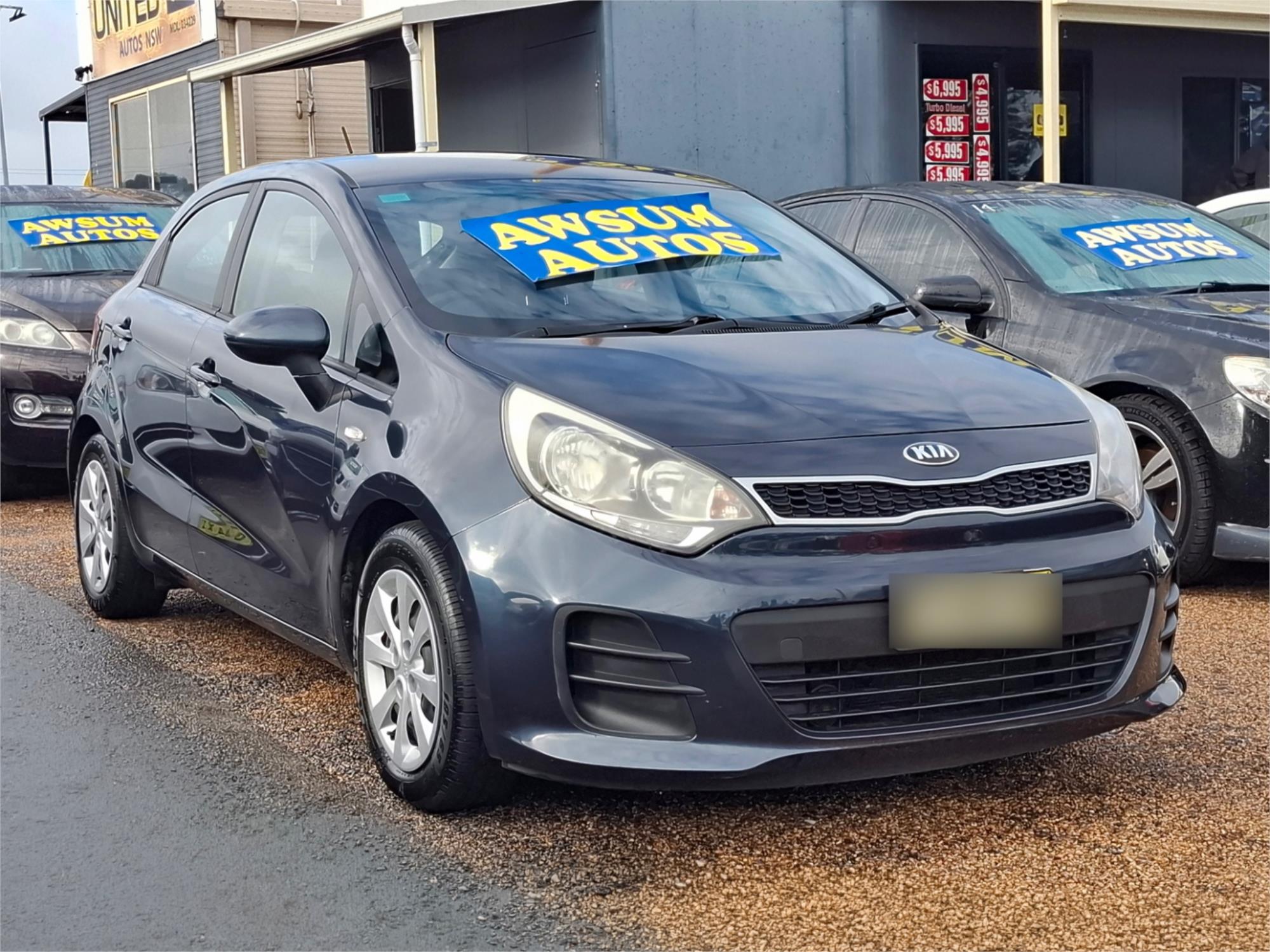 2016 KIA RIO UB MY16 S 4 SP MANUAL 5D HATCHBACK