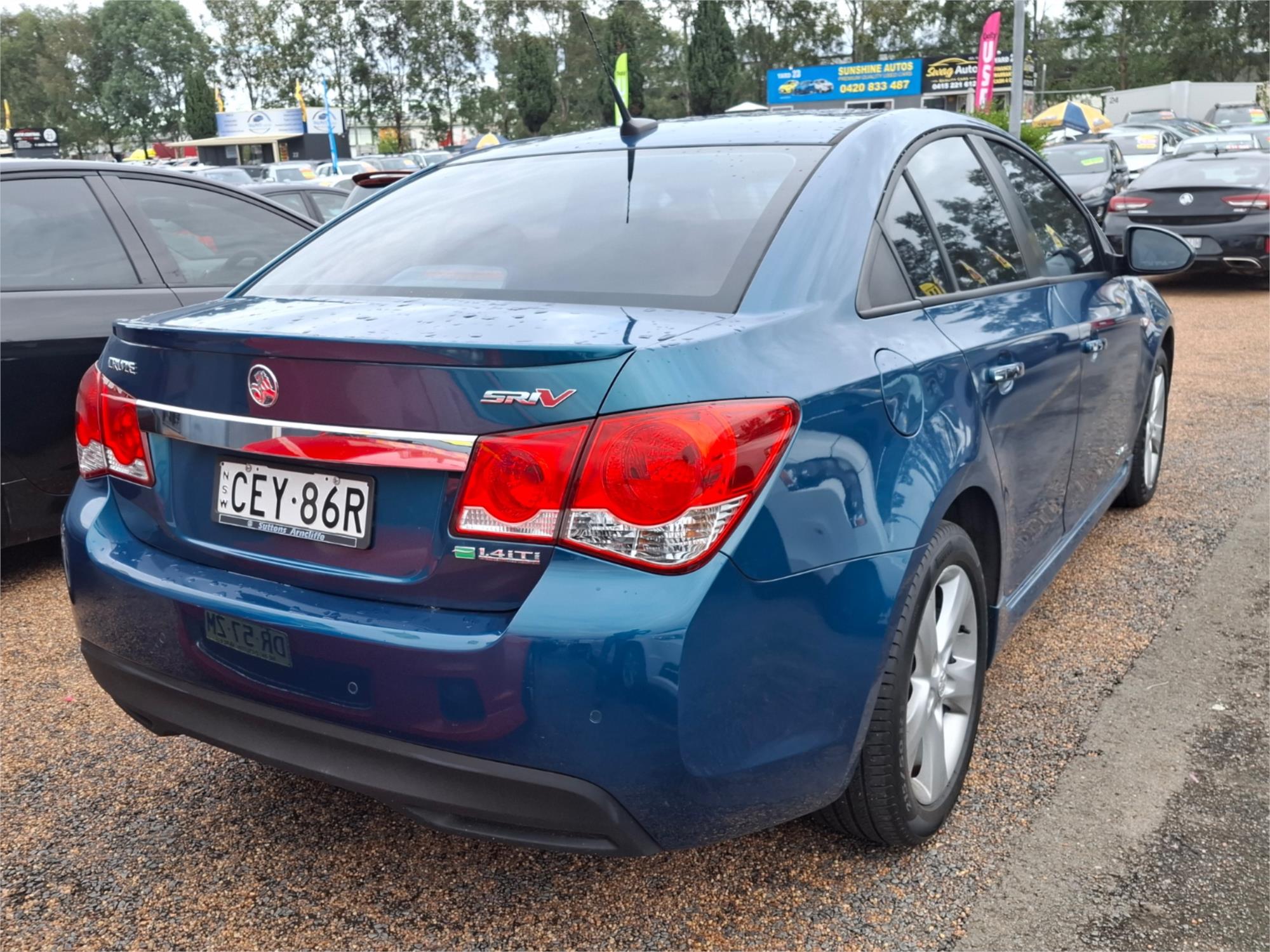 2012 HOLDEN CRUZE JH MY12 SRi 6 SP AUTOMATIC 4D SEDAN