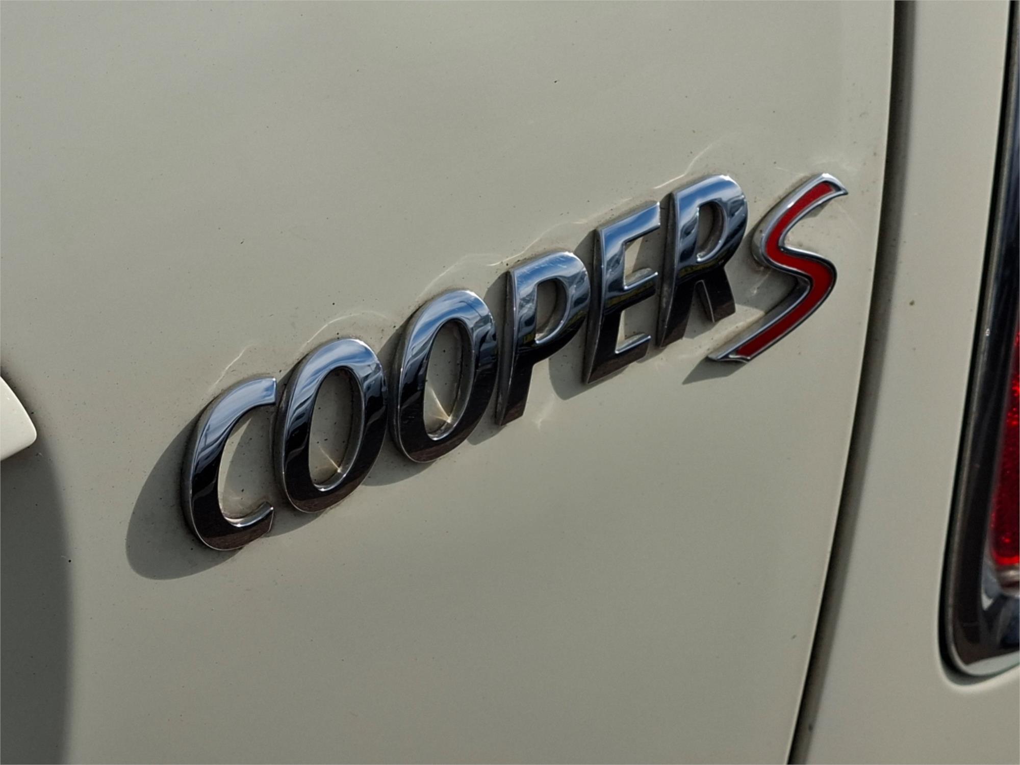 2007 MINI COOPER R56 S 6 SP MANUAL 2D HATCHBACK