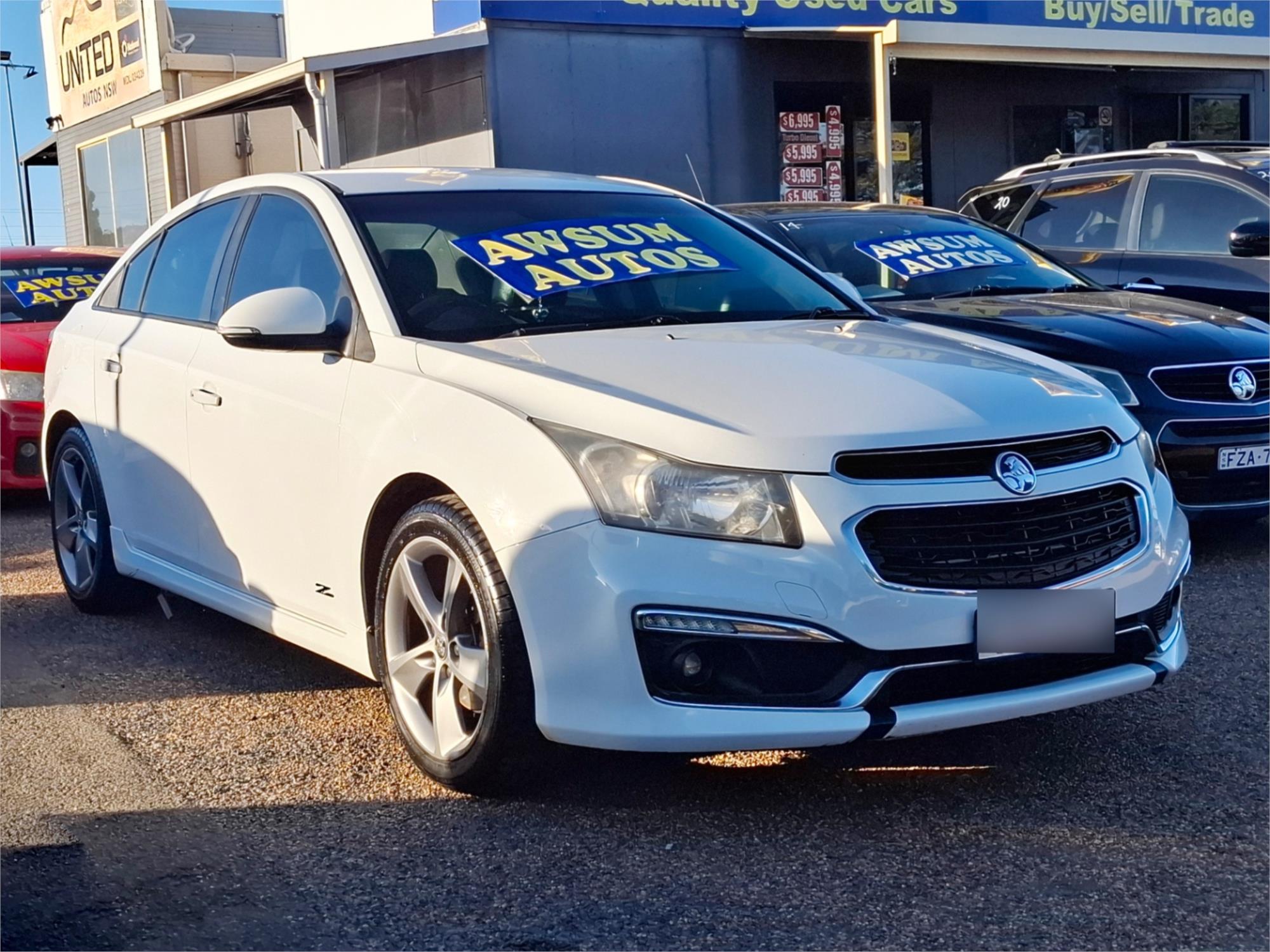 2016 HOLDEN CRUZE JH MY16 SRi Z-SERIES 6 SP MANUAL 4D SEDAN