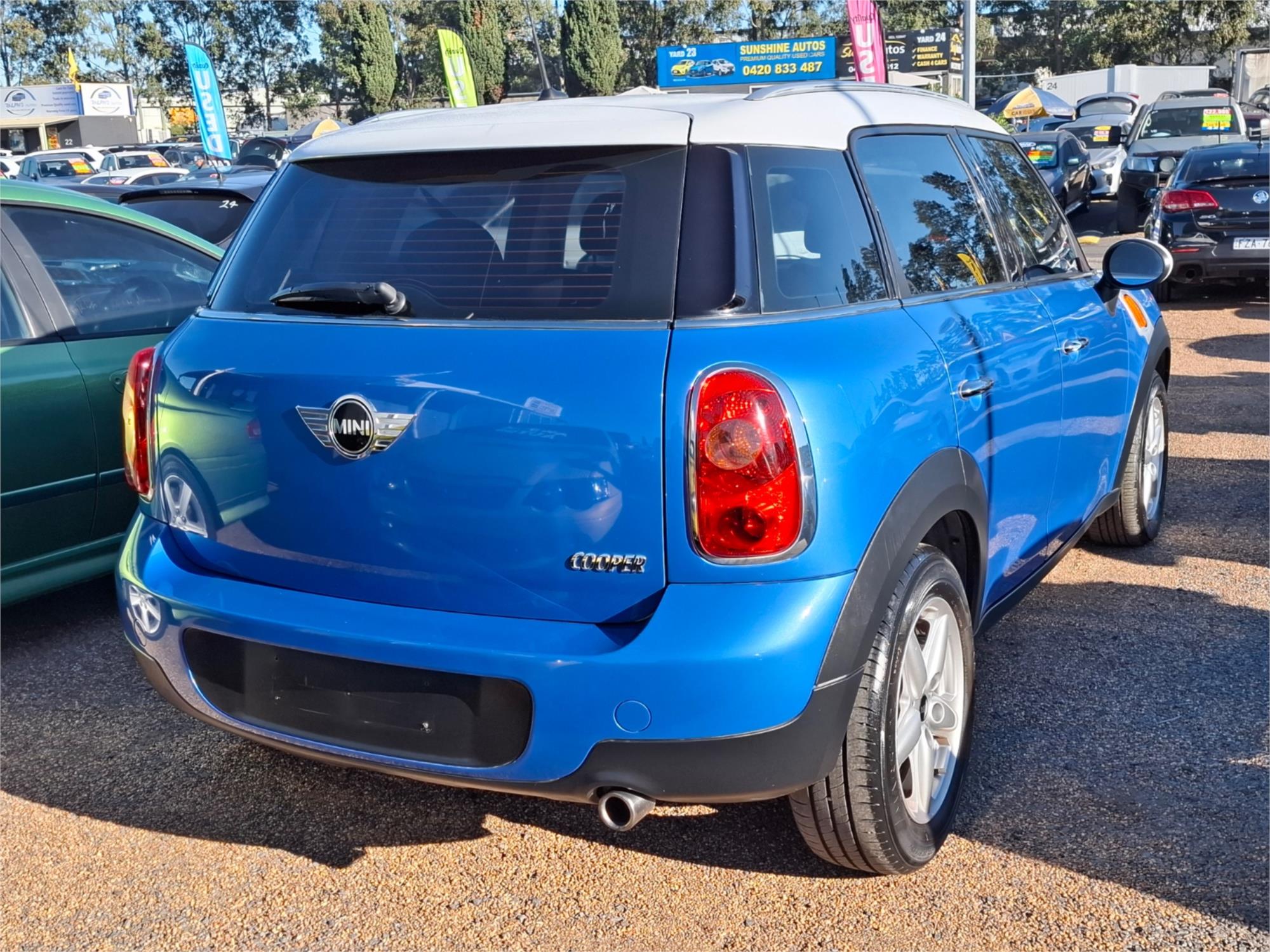 2012 MINI COOPER R60 MY12 COUNTRYMAN 6 SP AUTOMATIC 4D WAGON