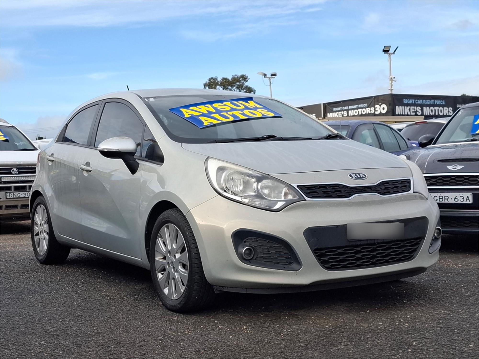 2011 KIA RIO UB SI 6 SP MANUAL 5D HATCHBACK