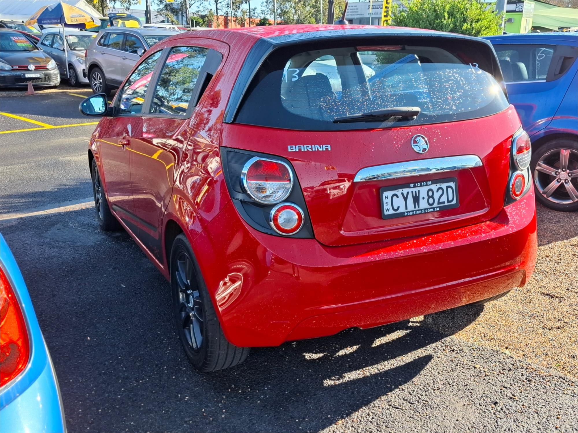 2015 HOLDEN BARINA TM MY15 X 5 SP MANUAL 5D HATCHBACK