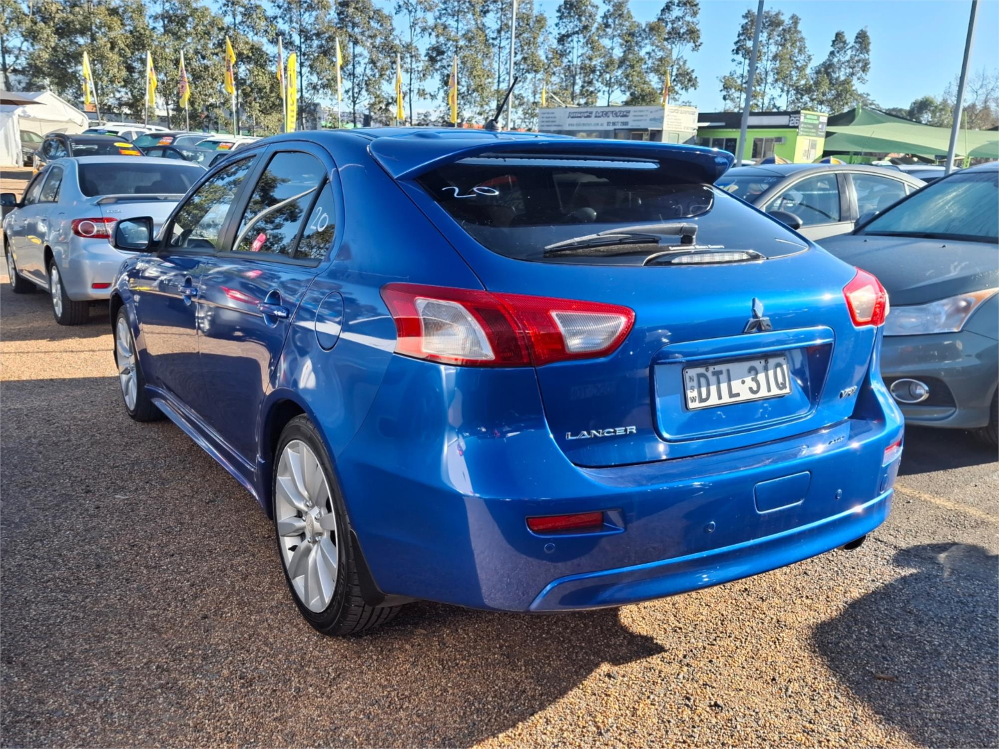 2009 MITSUBISHI LANCER CJ MY09 VR-X SPORTBACK 5 SP MANUAL 5D HATCHBACK