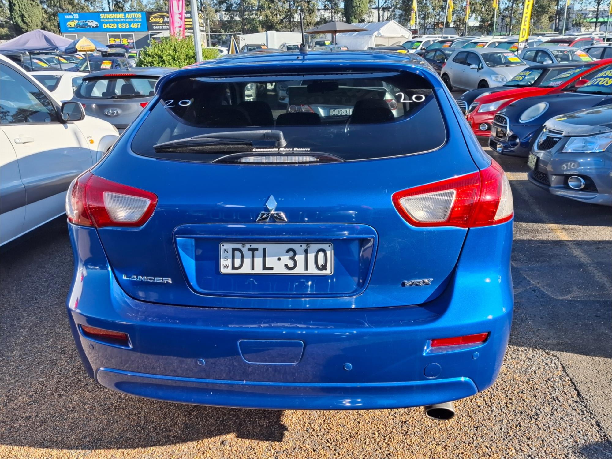 2009 MITSUBISHI LANCER CJ MY09 VR-X SPORTBACK 5 SP MANUAL 5D HATCHBACK