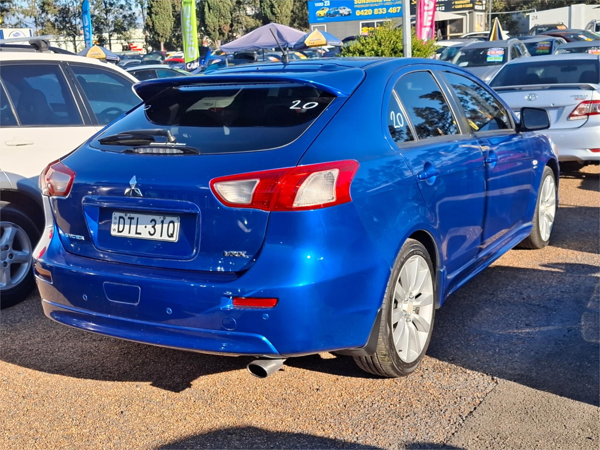 2009 MITSUBISHI LANCER CJ MY09 VR-X SPORTBACK 5 SP MANUAL 5D HATCHBACK