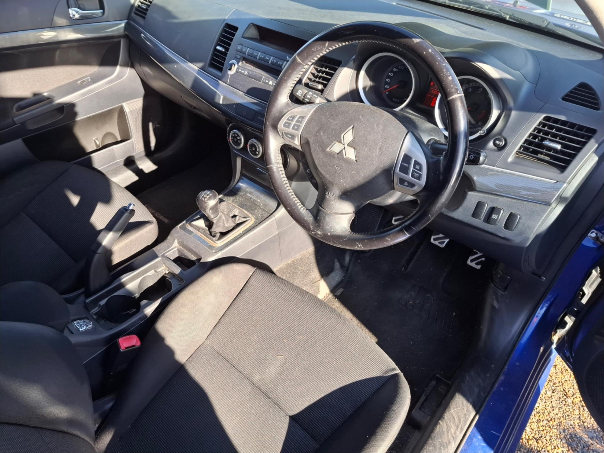 2009 MITSUBISHI LANCER CJ MY09 VR-X SPORTBACK 5 SP MANUAL 5D HATCHBACK