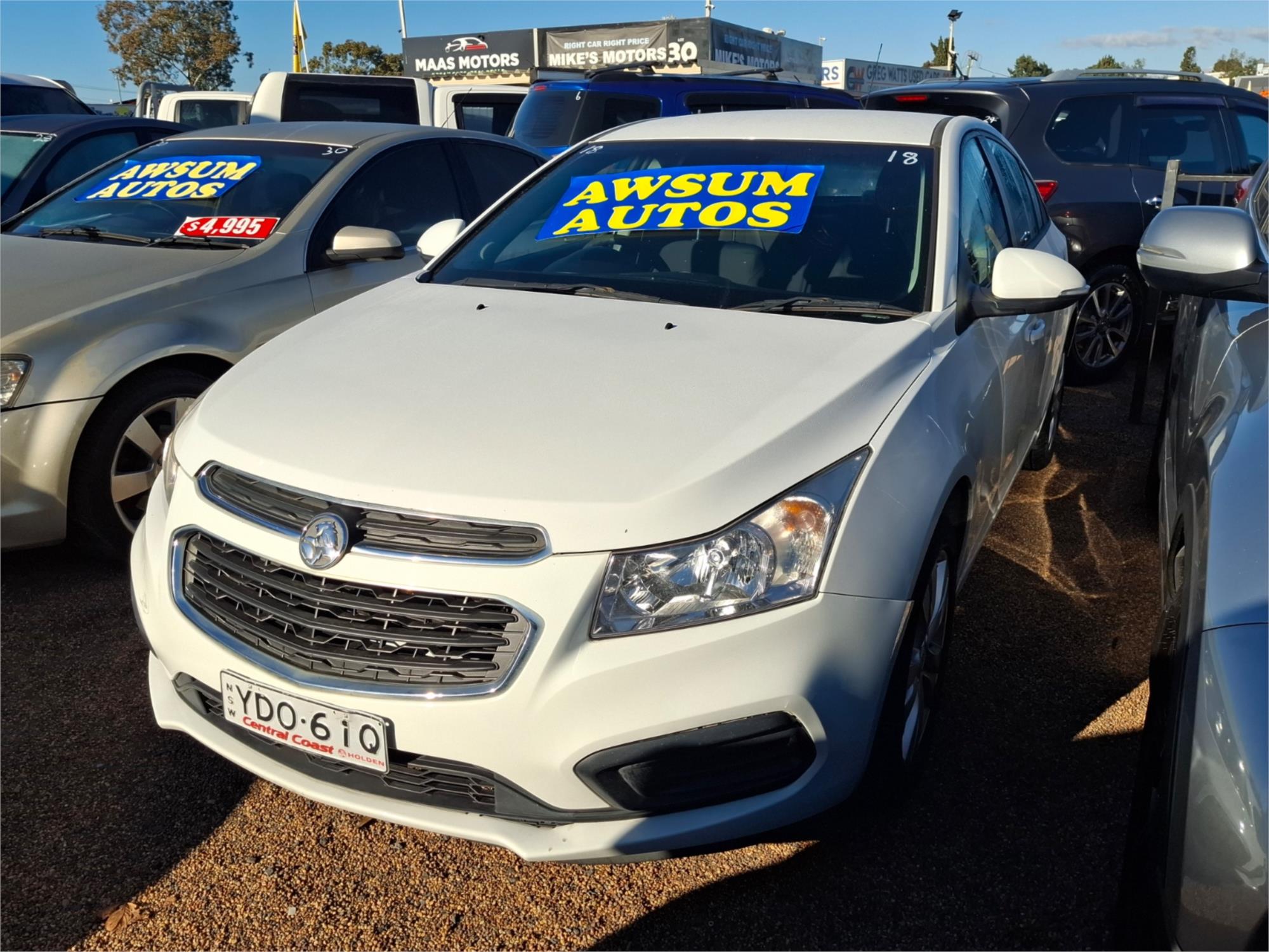 2015 HOLDEN CRUZE JH MY14 EQUIPE 6 SP AUTOMATIC 4D SEDAN