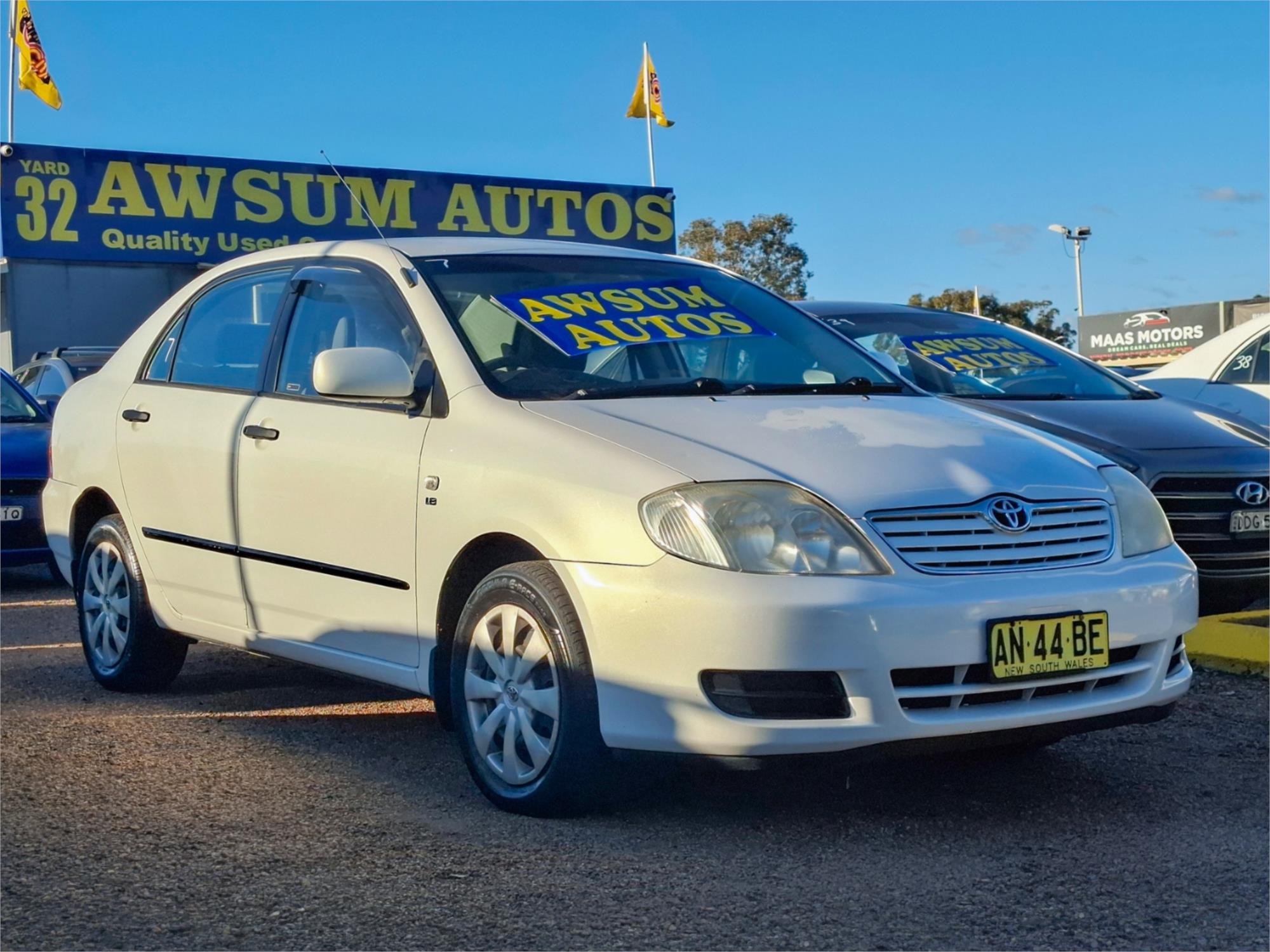 2006 TOYOTA COROLLA ZZE122R ASCENT 4 SP AUTOMATIC 4D SEDAN