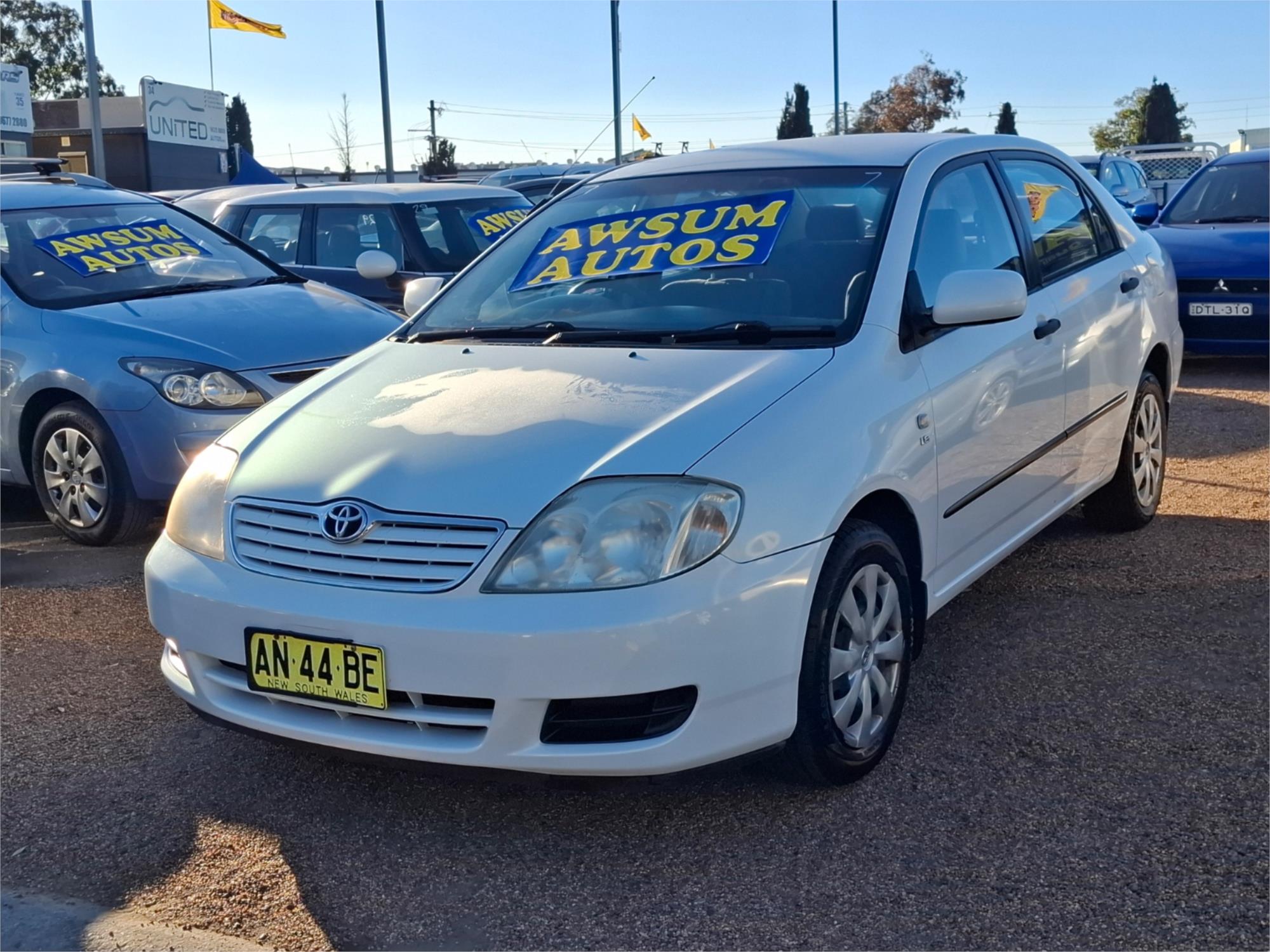 2006 TOYOTA COROLLA ZZE122R ASCENT 4 SP AUTOMATIC 4D SEDAN