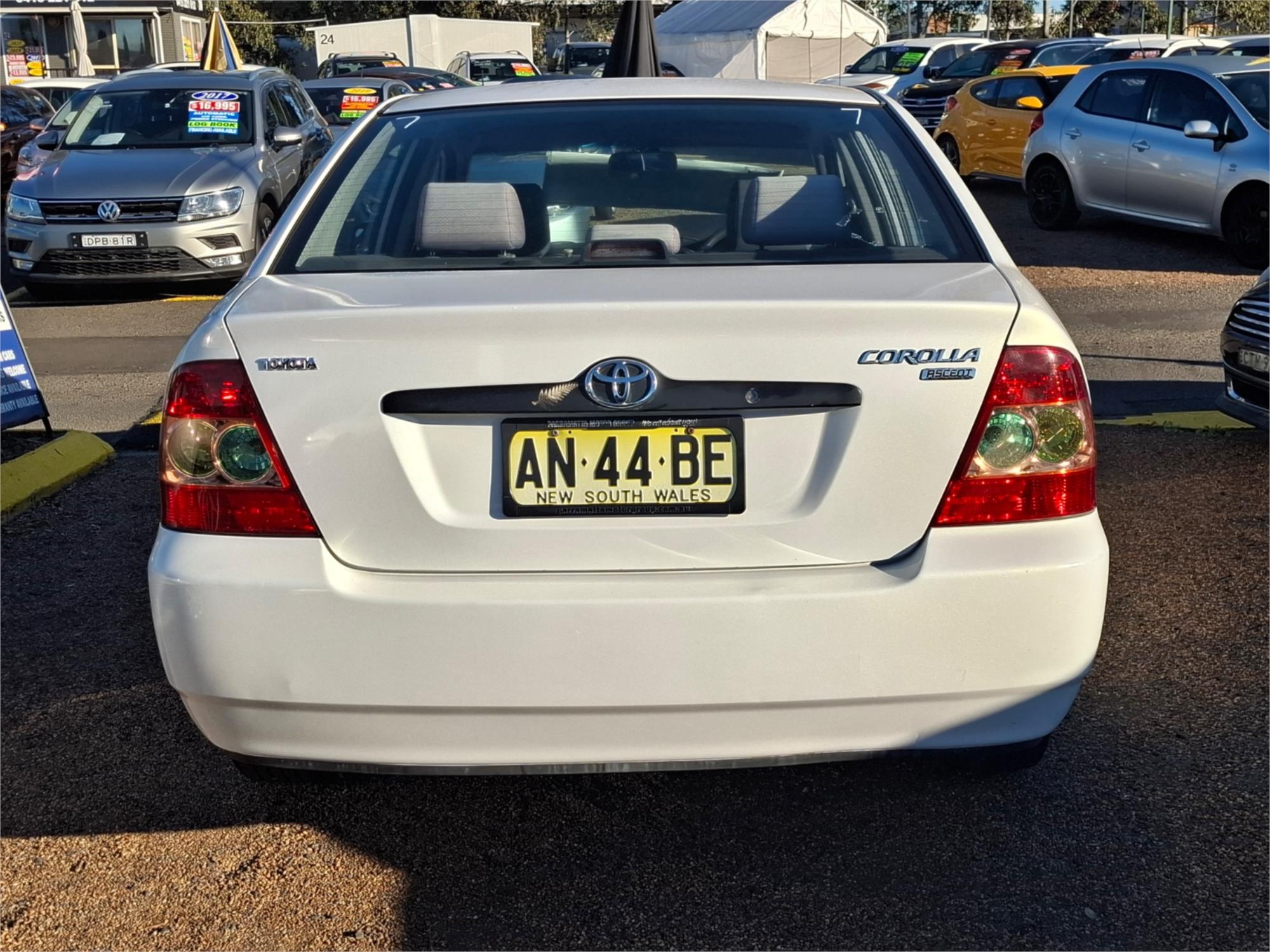 2006 TOYOTA COROLLA ZZE122R ASCENT 4 SP AUTOMATIC 4D SEDAN
