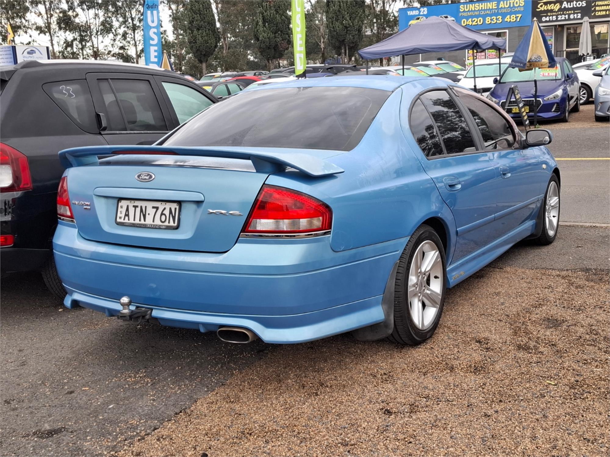 2005 FORD FALCON BA MKII XR6 4 SP AUTO SEQ SPORTSHIFT 4D SEDAN