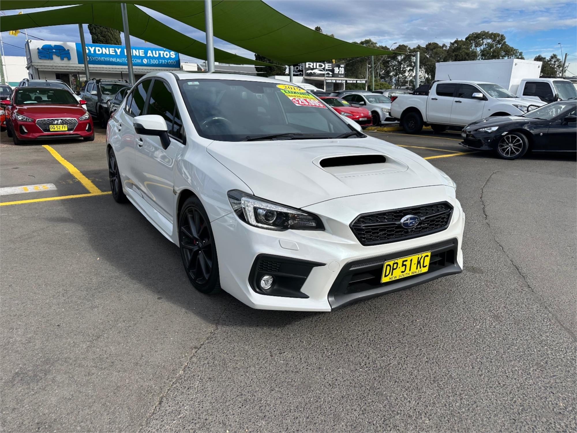 2018 SUBARU WRX MY19 PREMIUM (AWD) CONTINUOUS VARIABLE 4D SEDAN