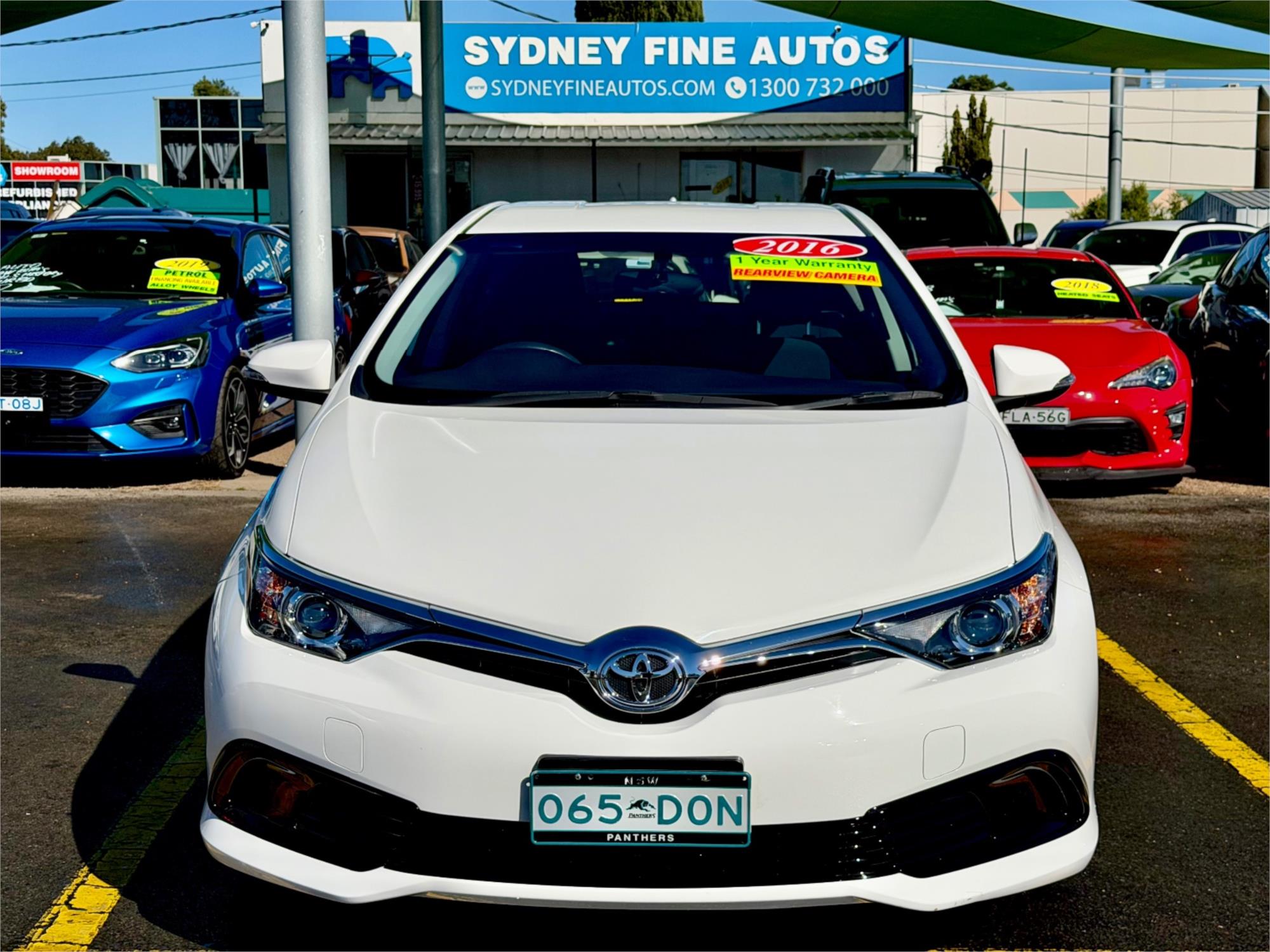 2016 TOYOTA COROLLA ZRE182R MY15 ASCENT CVT AUTO 7 SP SEQUENTIAL 5D HATCHBACK
