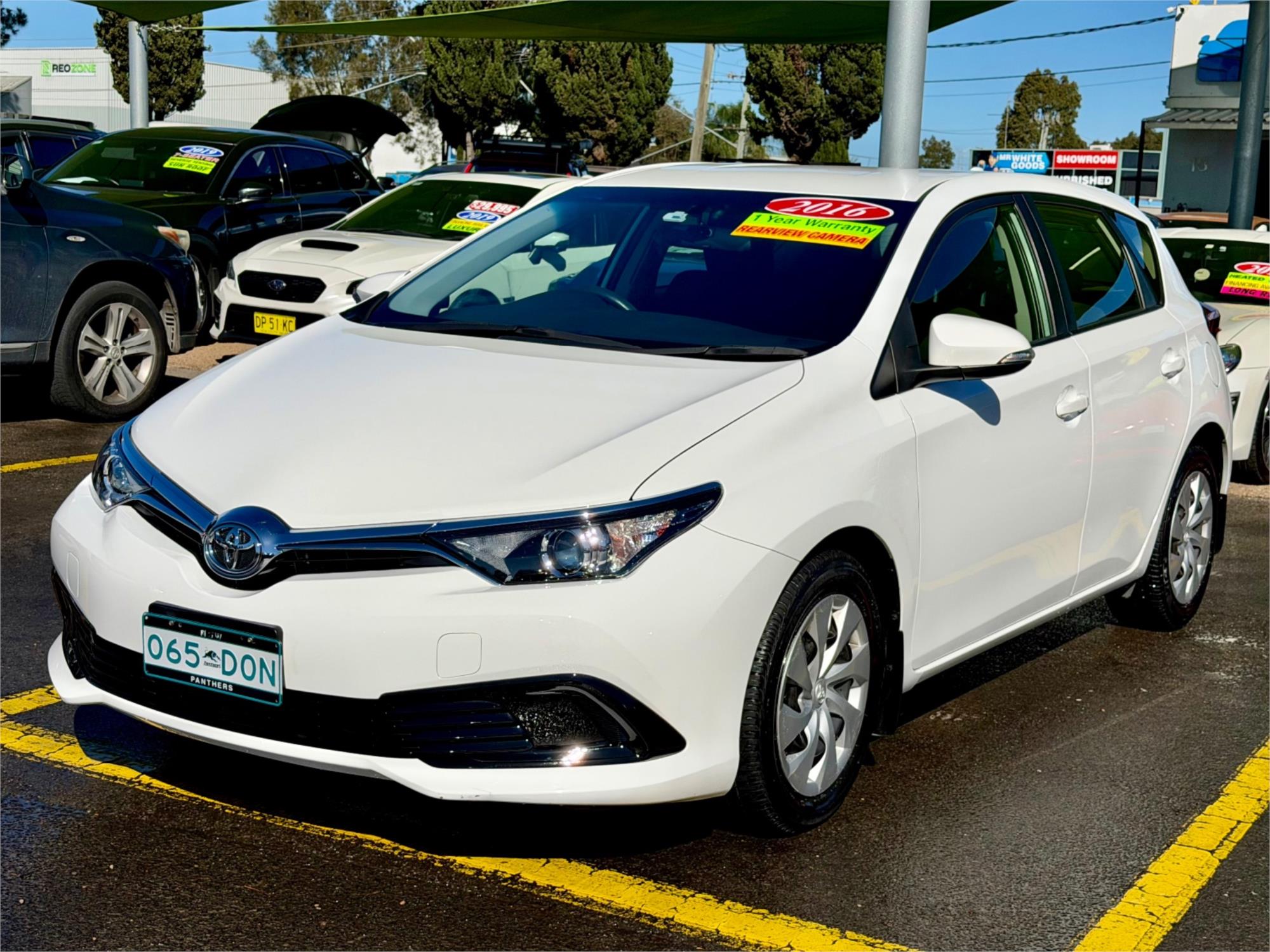 2016 TOYOTA COROLLA ZRE182R MY15 ASCENT CVT AUTO 7 SP SEQUENTIAL 5D HATCHBACK