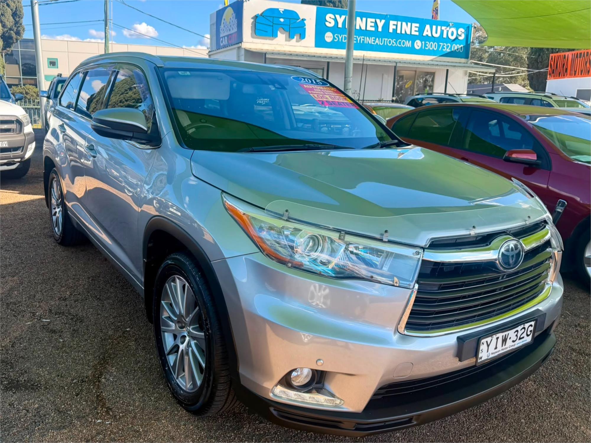 2015 TOYOTA KLUGER GSU55R GRANDE (4x4) 6 SP AUTOMATIC 4D WAGON