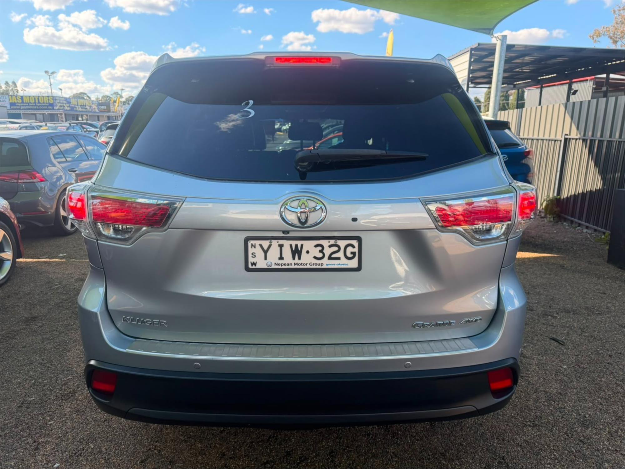 2015 TOYOTA KLUGER GSU55R GRANDE (4x4) 6 SP AUTOMATIC 4D WAGON
