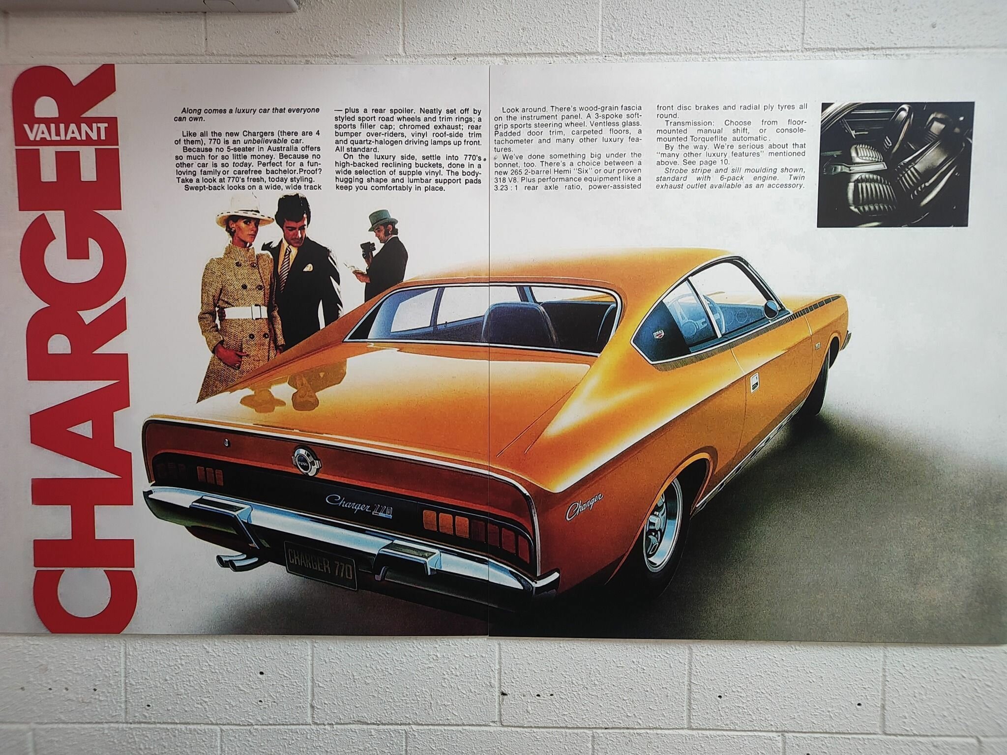 1971 VALIANT CHARGER VH 770 R/T TRIBUTE AUTOMATIC 2D COUPE