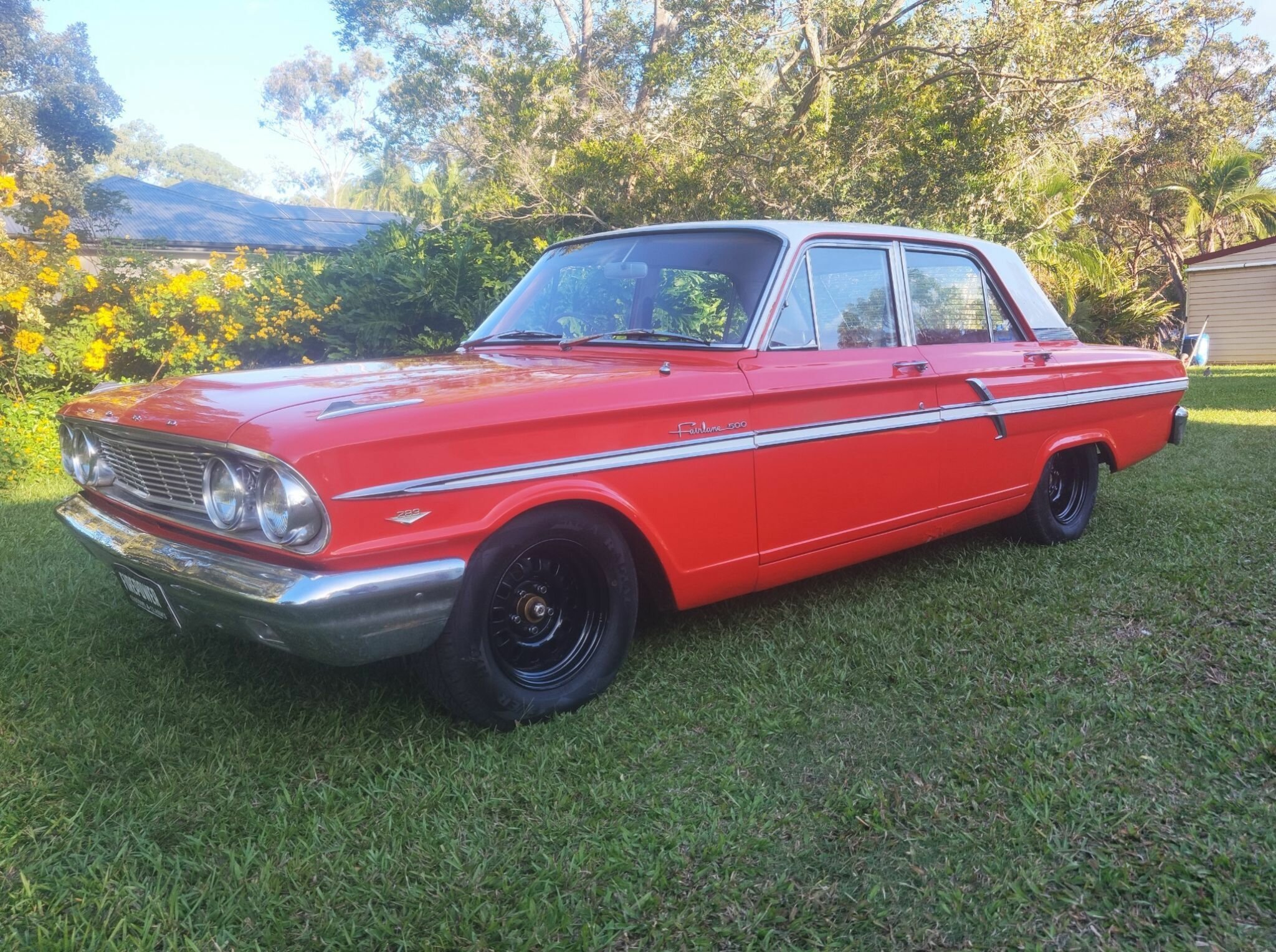 1964 FORD FAIRLANE 500 3 SP AUTOMATIC 4D SEDAN