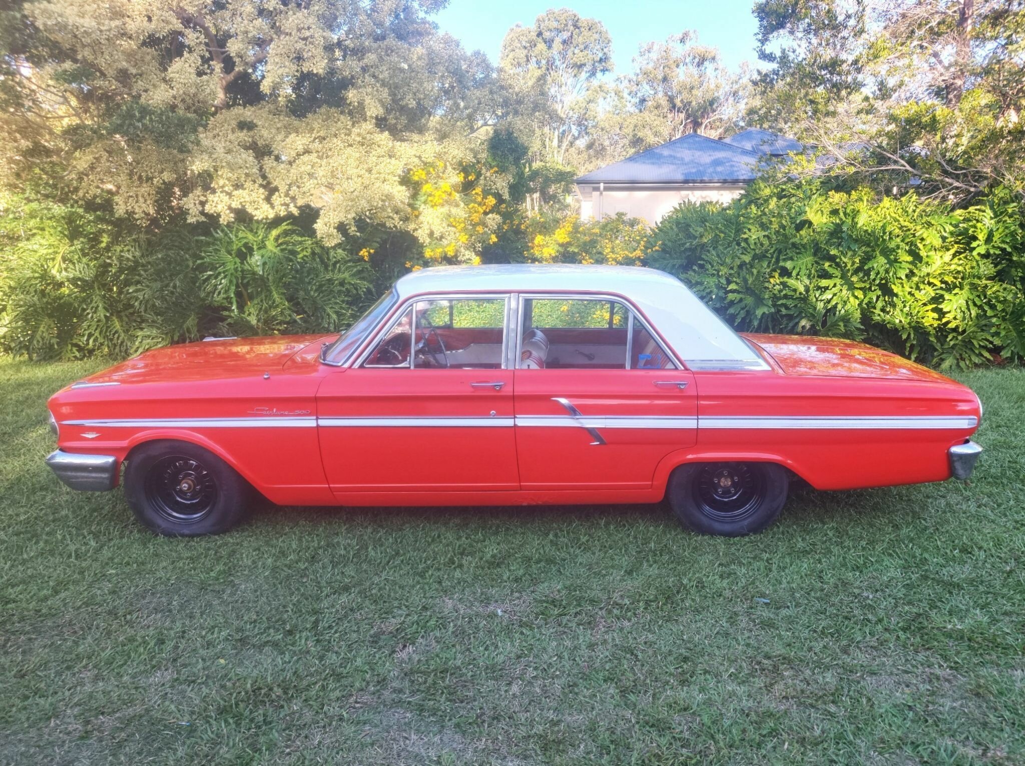 1964 FORD FAIRLANE 500 3 SP AUTOMATIC 4D SEDAN