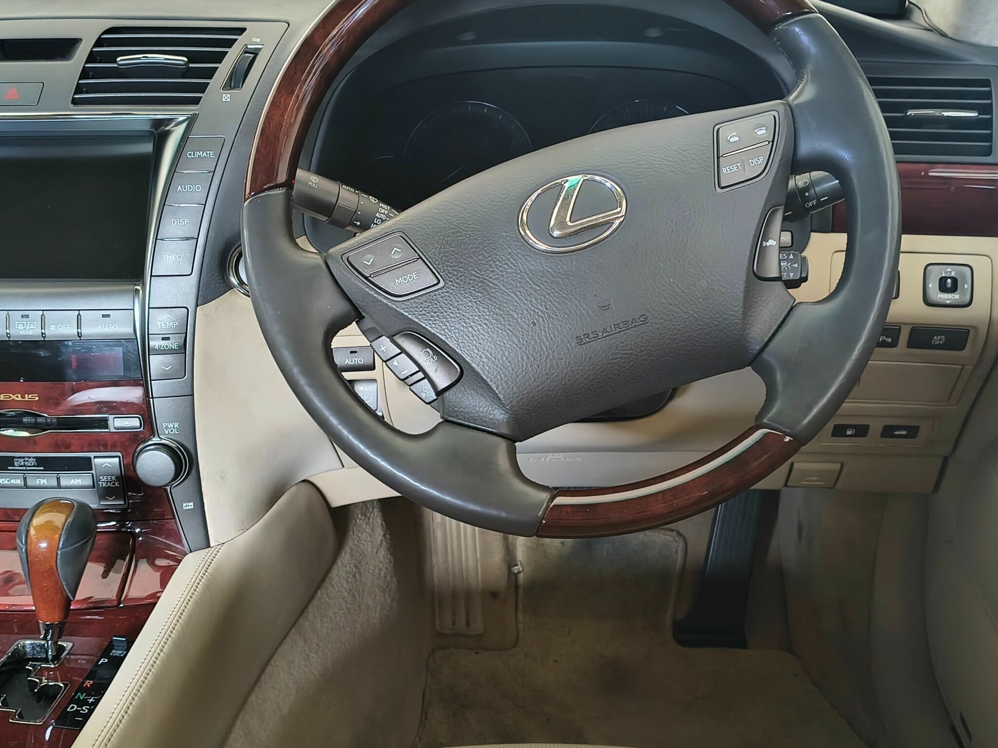 2008 LEXUS LS460 USF40R 8 SP AUTOMATIC 4D SEDAN