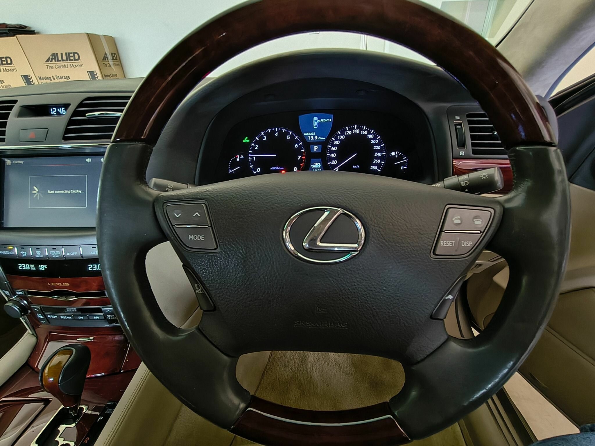 2008 LEXUS LS460 USF40R 8 SP AUTOMATIC 4D SEDAN