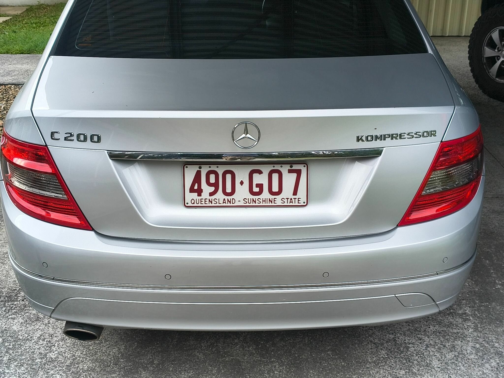 2009 MERCEDES-BENZ C200 W204 KOMPRESSOR AVANTGARDE SE 5 SP AUTOMATIC TIPSHIFT 4D SEDAN