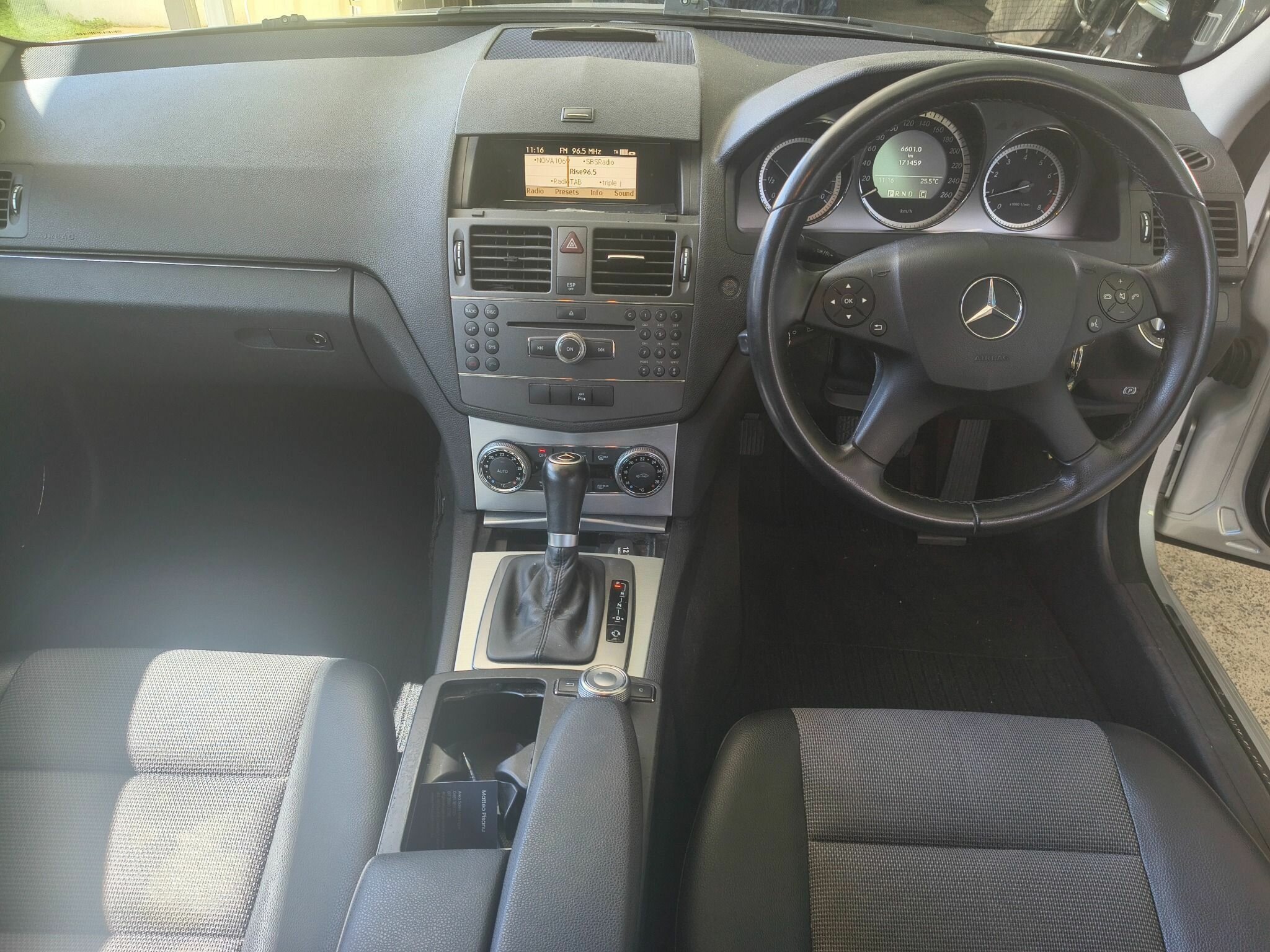 2009 MERCEDES-BENZ C200 W204 KOMPRESSOR AVANTGARDE SE 5 SP AUTOMATIC TIPSHIFT 4D SEDAN