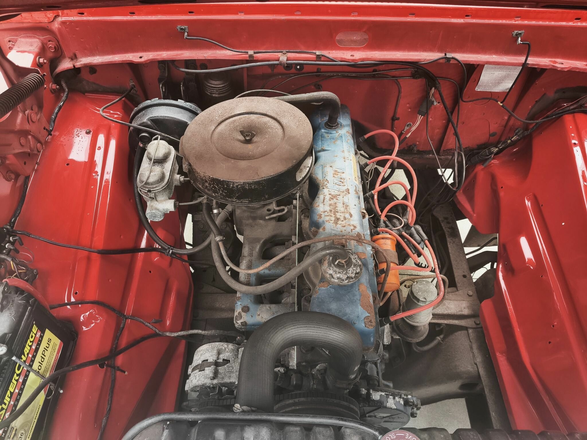 1972 FORD F250 4 SP MANUAL C/CHAS TRAY