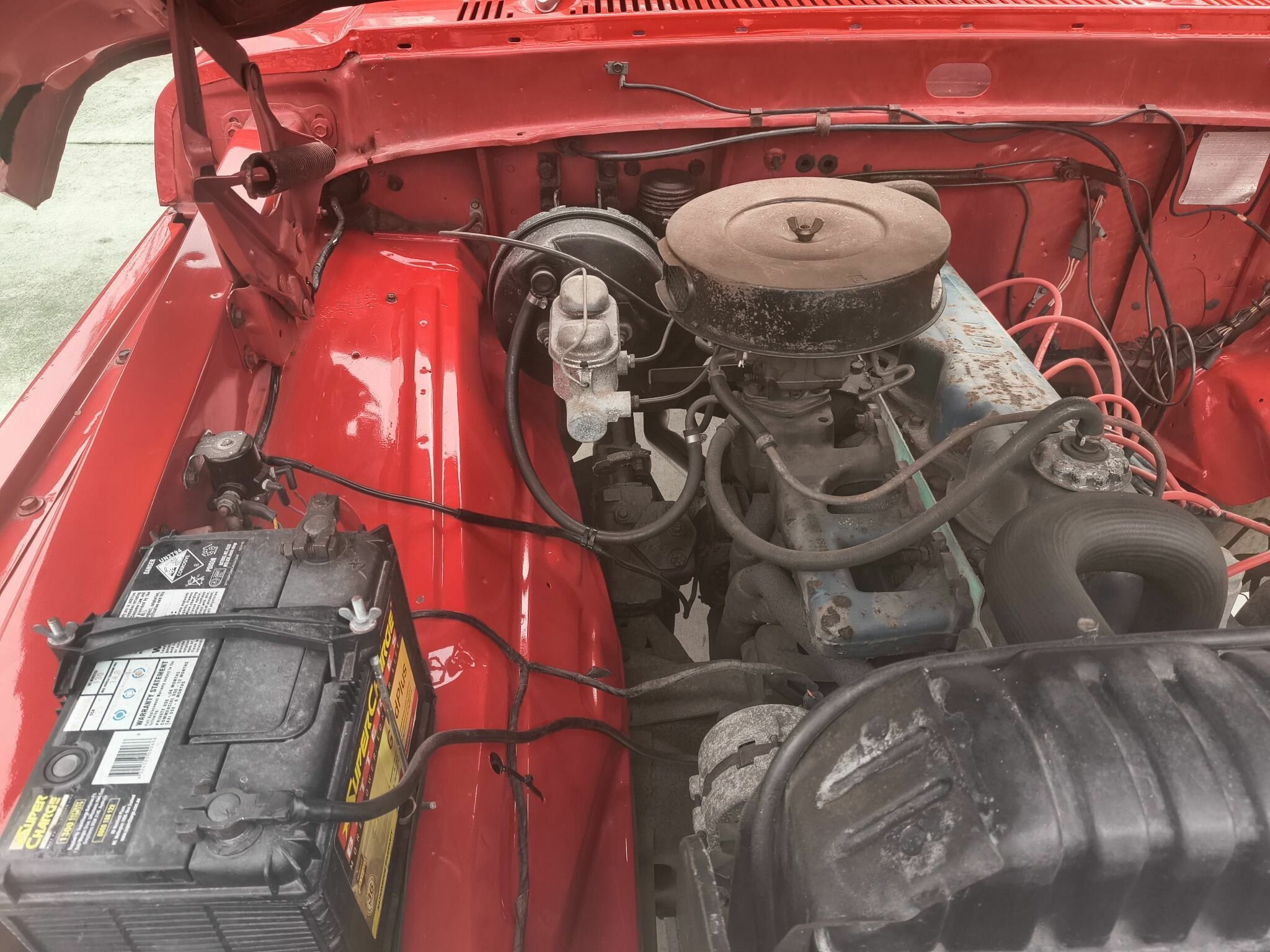 1972 FORD F250 4 SP MANUAL C/CHAS TRAY