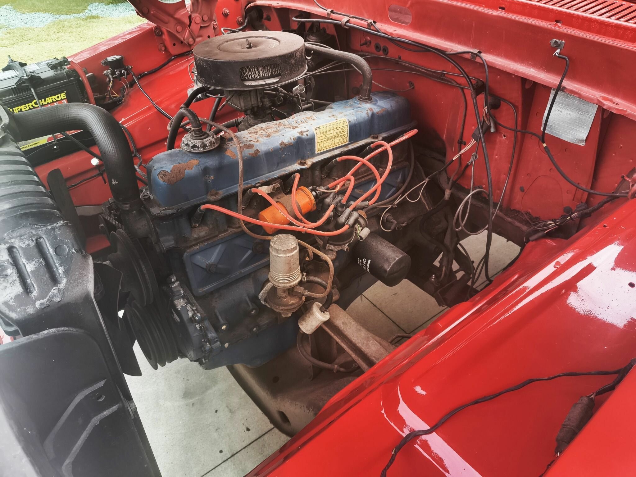 1972 FORD F250 4 SP MANUAL C/CHAS TRAY