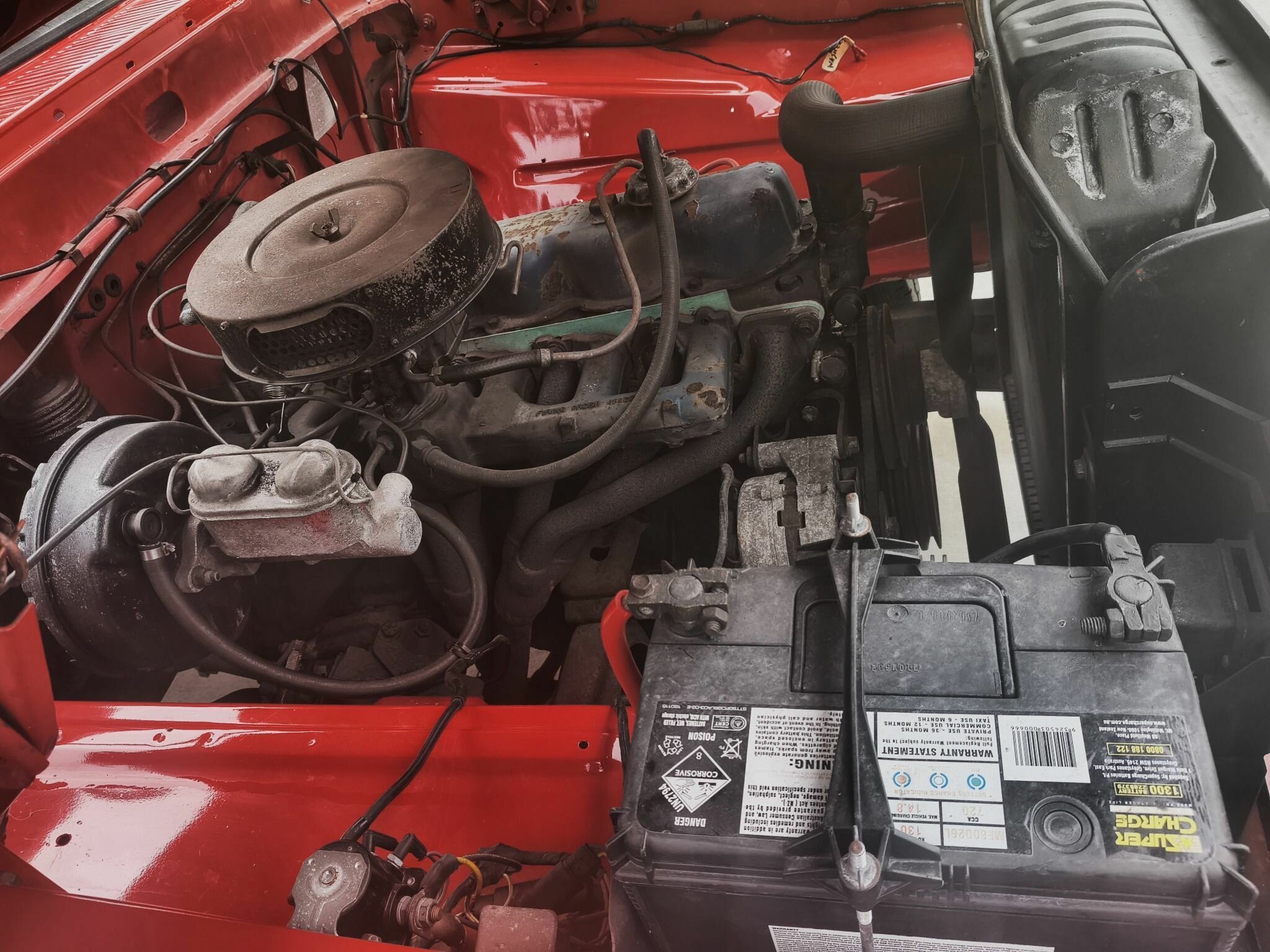 1972 FORD F250 4 SP MANUAL C/CHAS TRAY