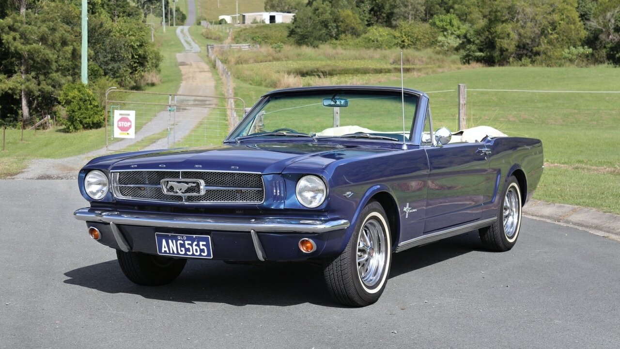 1965 FORD MUSTANG 3 SP AUTOMATIC 2D CONVERTIBLE