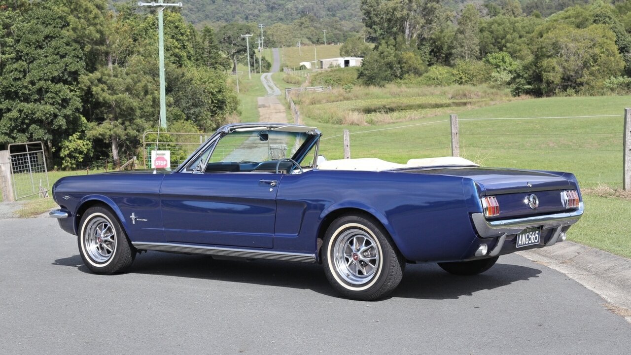 1965 FORD MUSTANG 3 SP AUTOMATIC 2D CONVERTIBLE