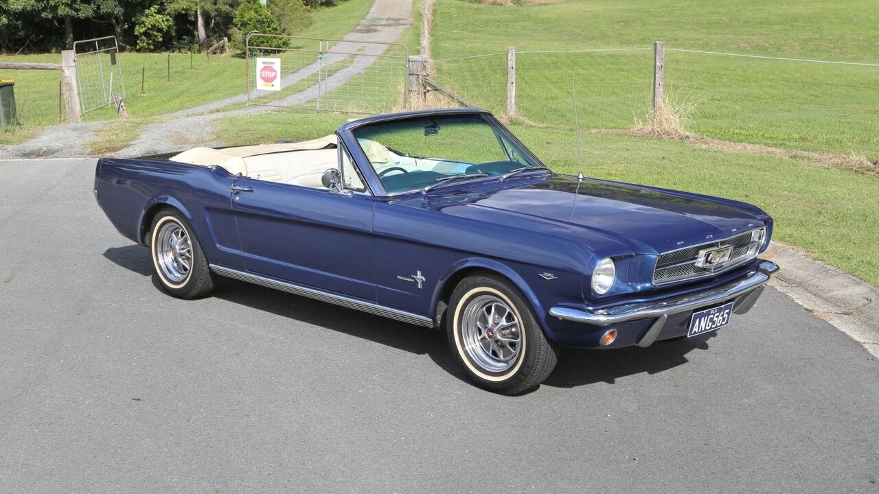 1965 FORD MUSTANG 3 SP AUTOMATIC 2D CONVERTIBLE