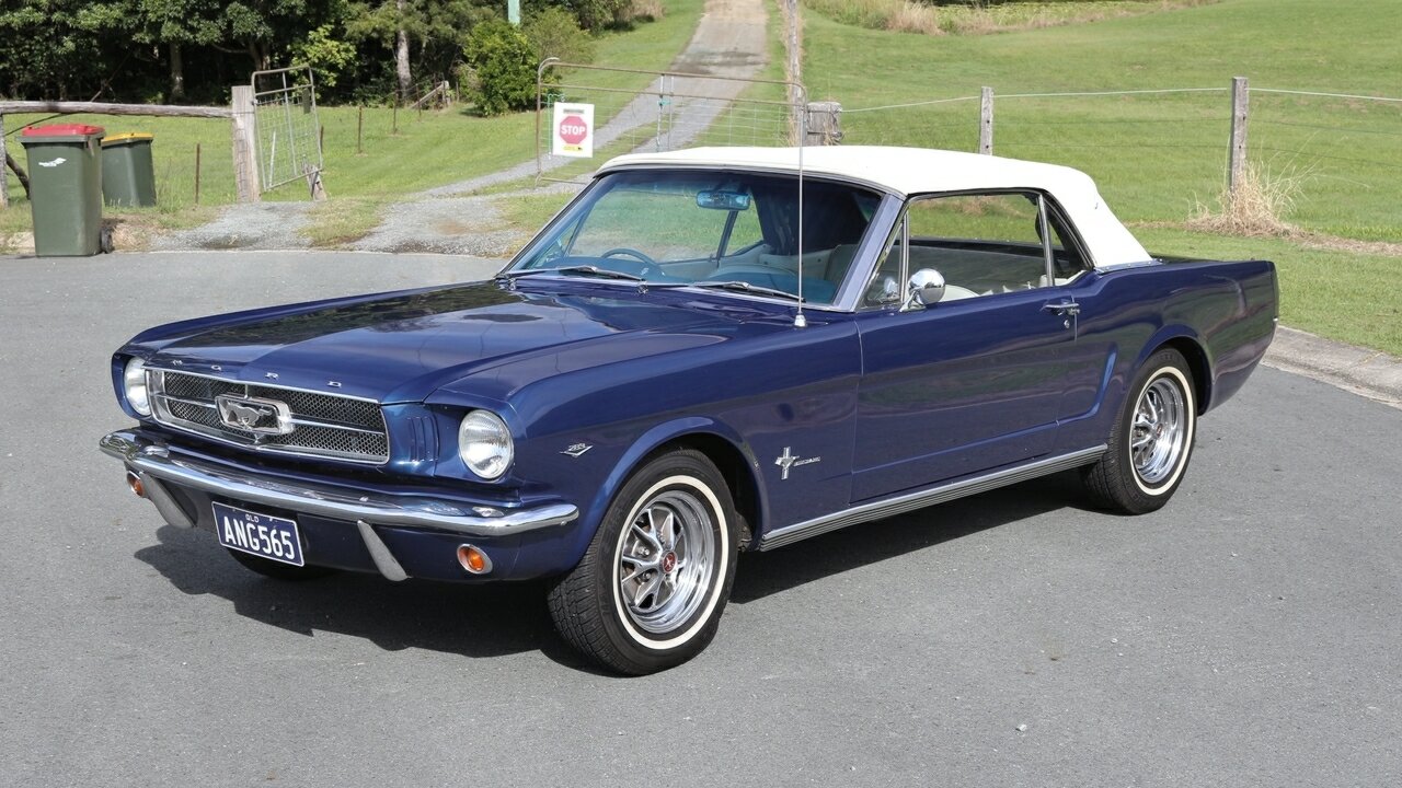 1965 FORD MUSTANG 3 SP AUTOMATIC 2D CONVERTIBLE