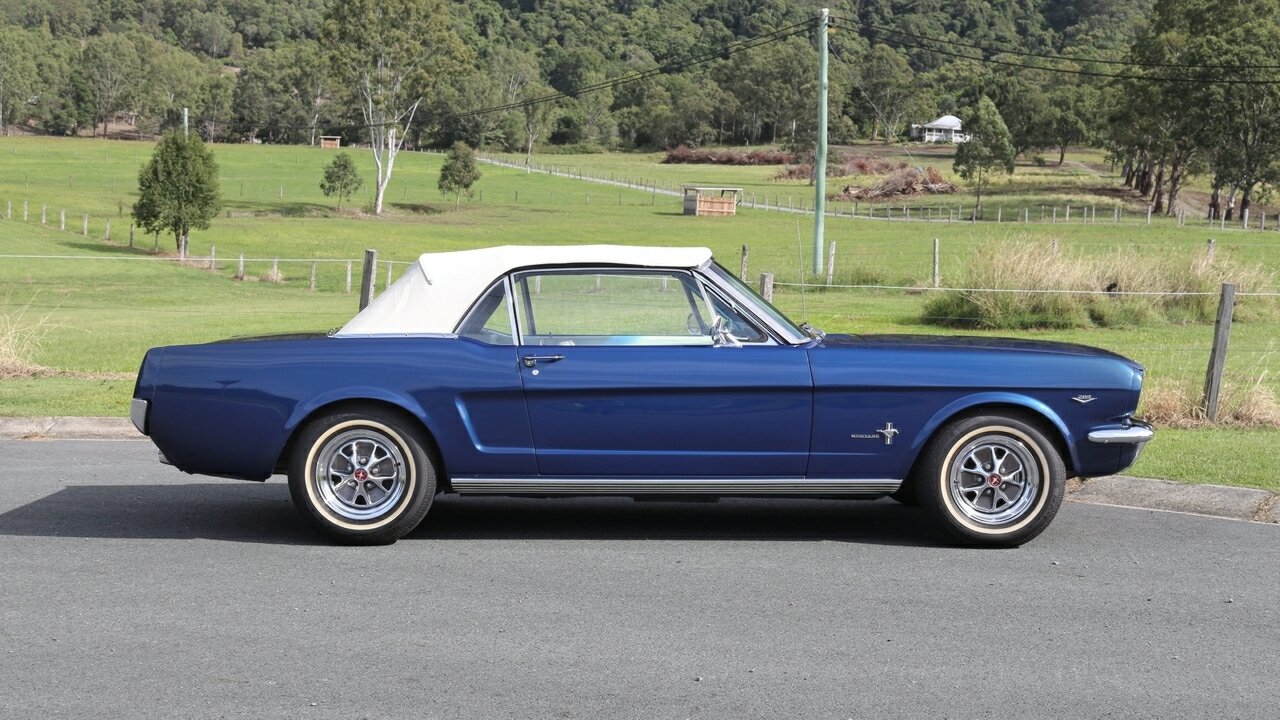 1965 FORD MUSTANG 3 SP AUTOMATIC 2D CONVERTIBLE