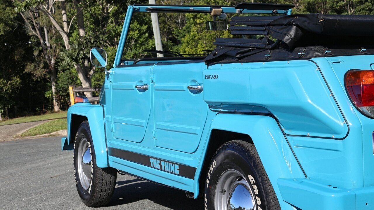 1975 VOLKSWAGEN 181 4 SP MANUAL CONVERTIBLE