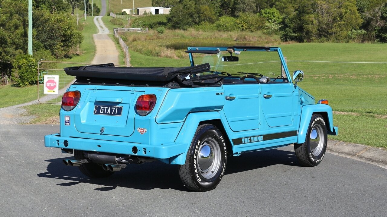 1975 VOLKSWAGEN 181 4 SP MANUAL CONVERTIBLE