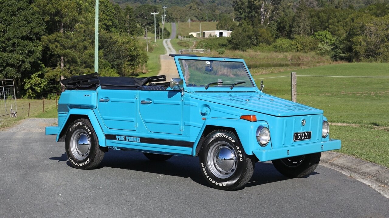 1975 VOLKSWAGEN 181 4 SP MANUAL CONVERTIBLE
