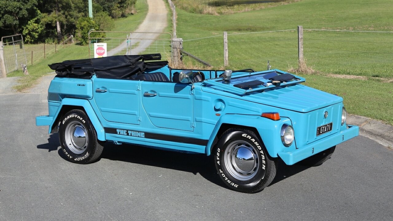 1975 VOLKSWAGEN 181 4 SP MANUAL CONVERTIBLE
