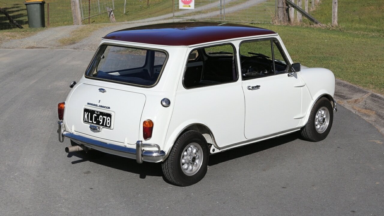 1969 MORRIS MINI COOPER S 4 SP MANUAL 2D SEDAN